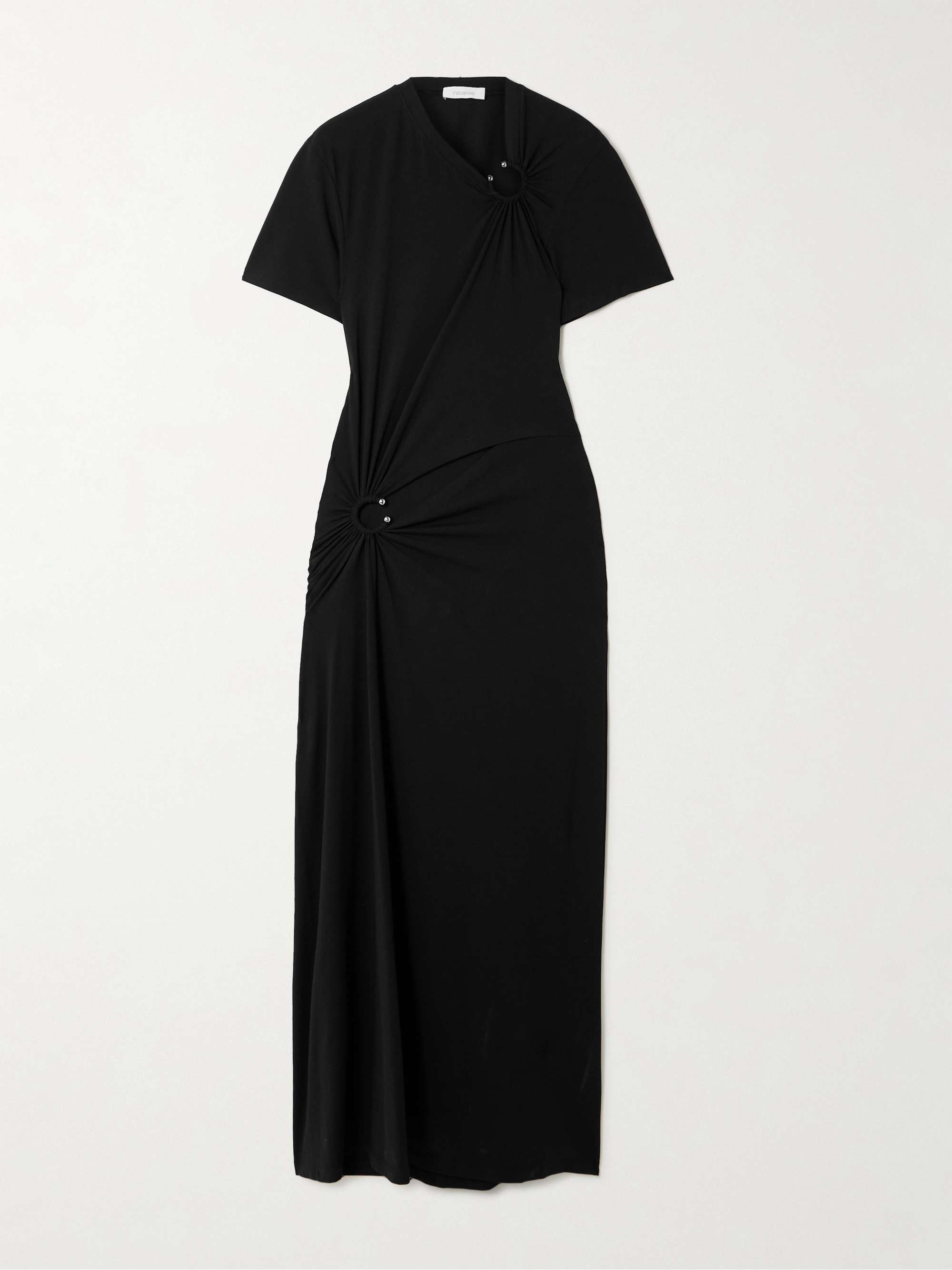 Embellished cutout jersey maxi dress view