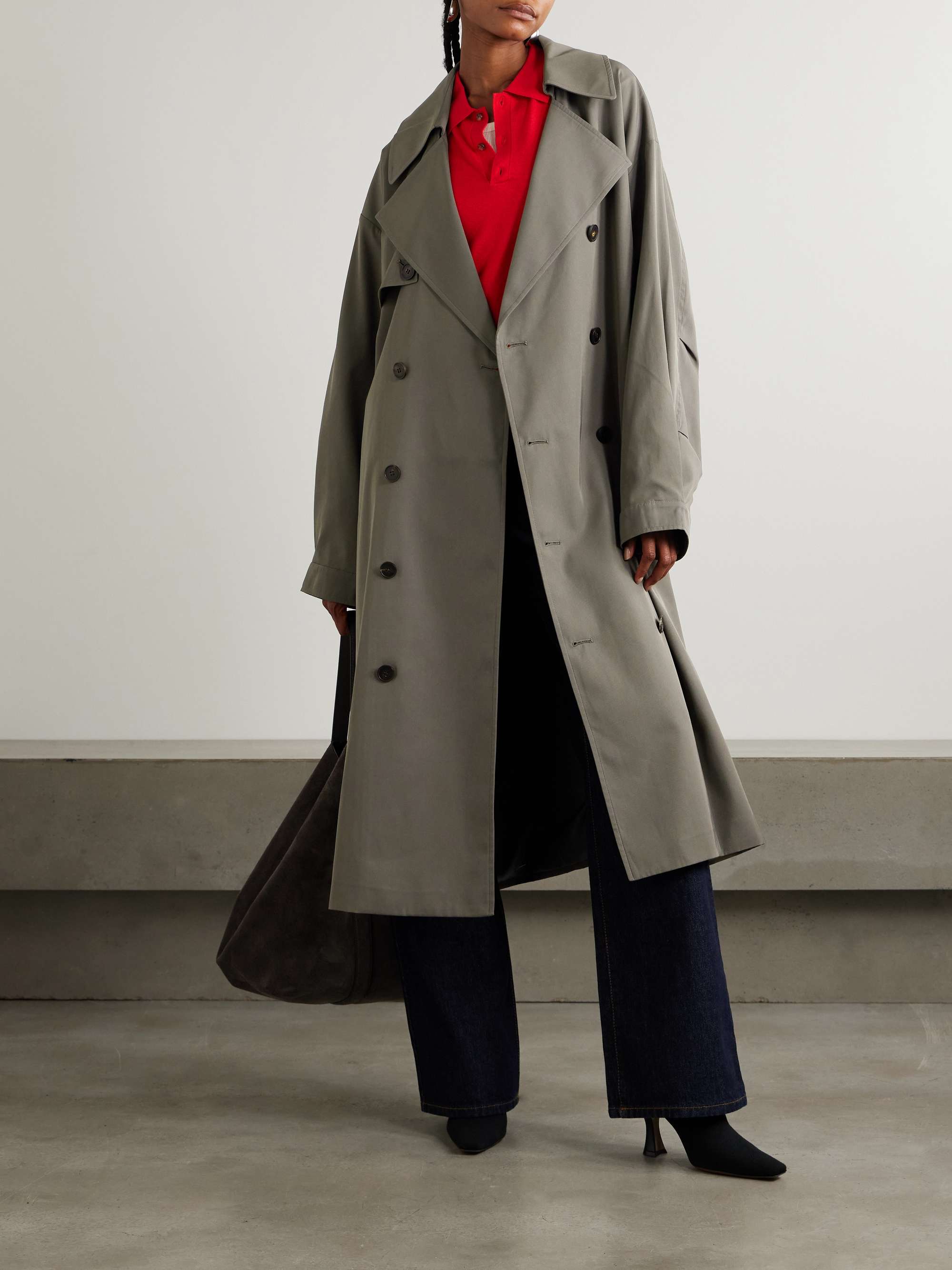 Mavis twill trench coat view