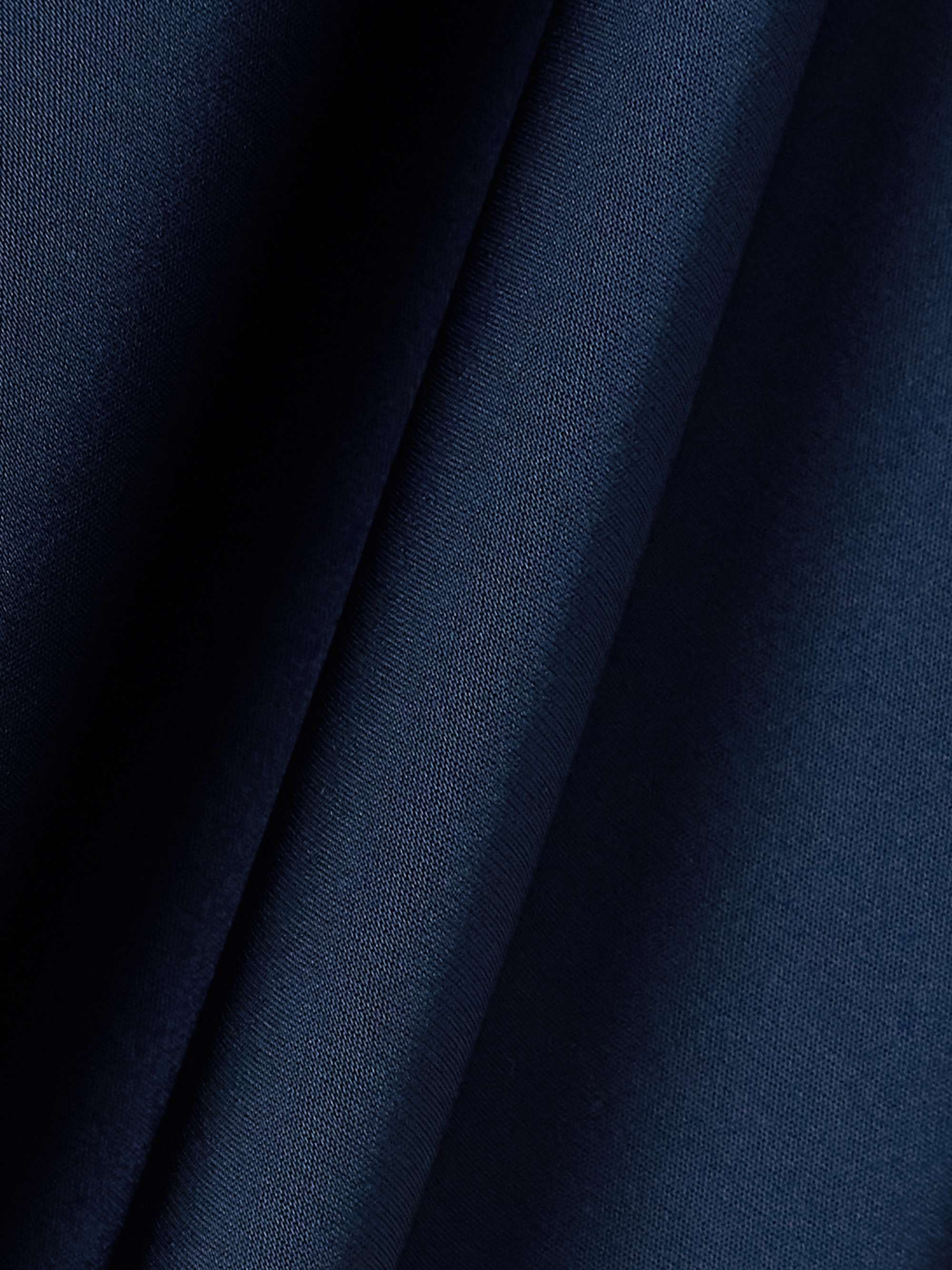 Chain-embellished draped satin maxi dress view