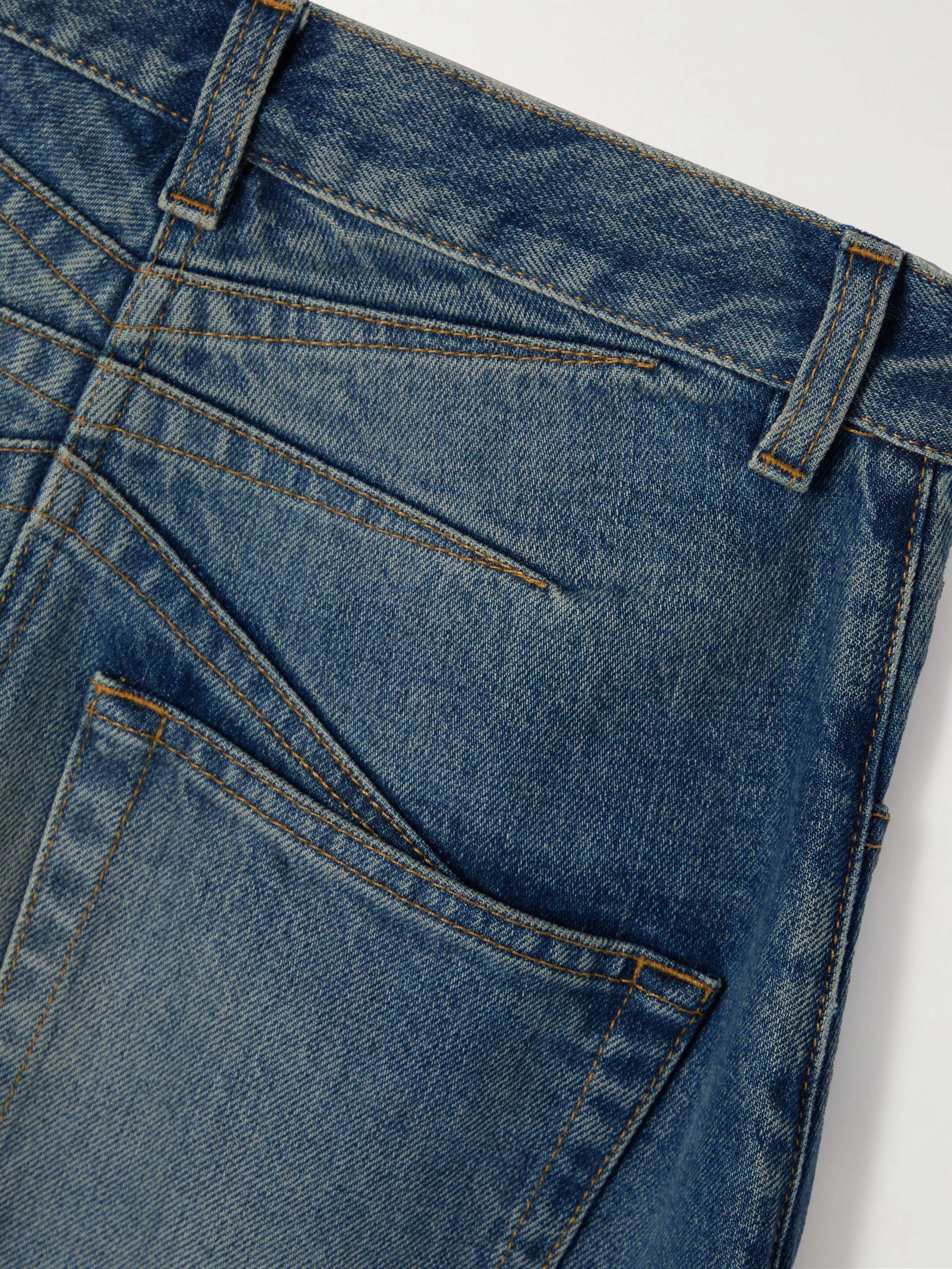 High-rise barrel-leg jeans view