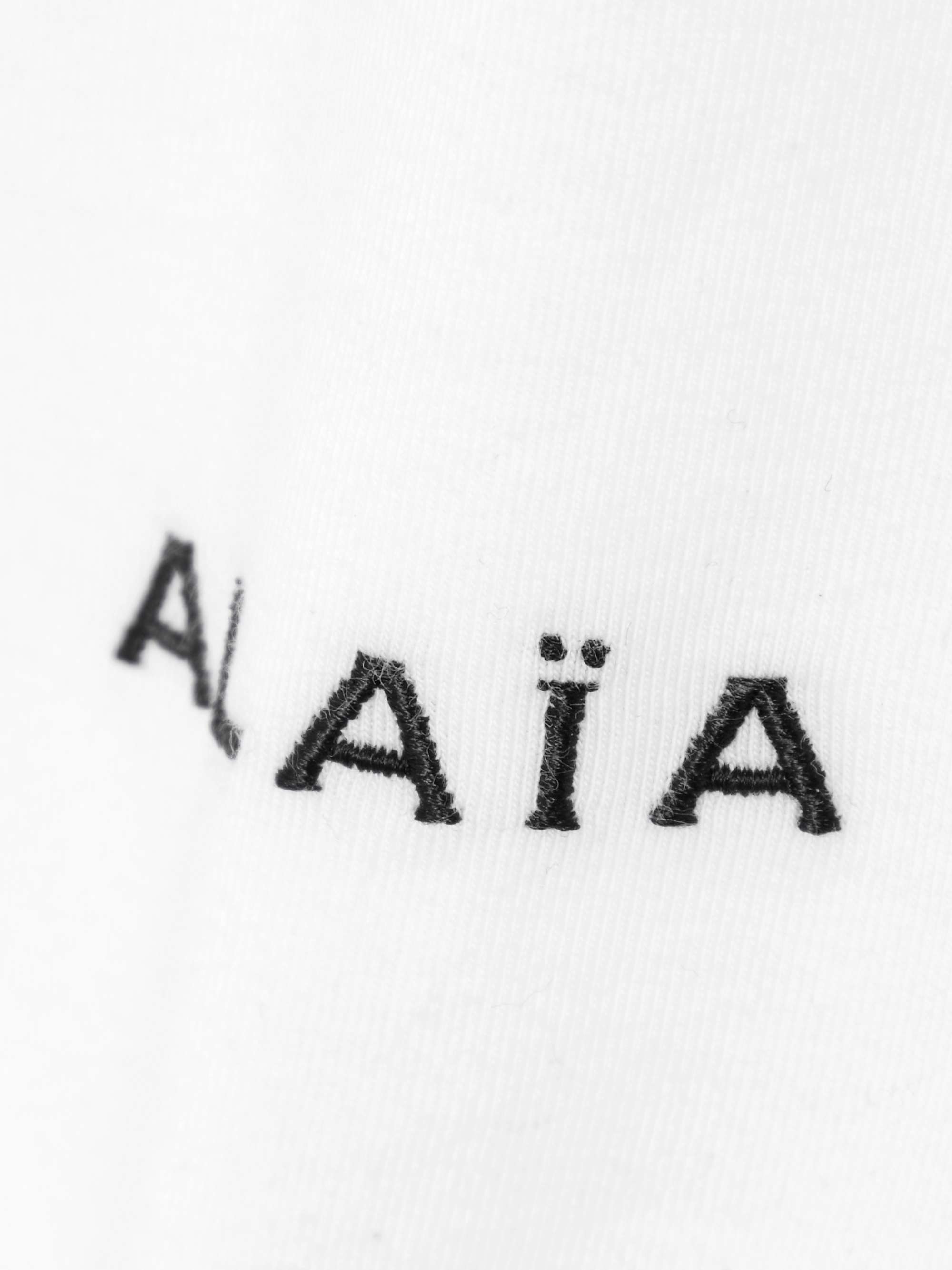 Embroidered stretch-cotton jersey bodysuit view