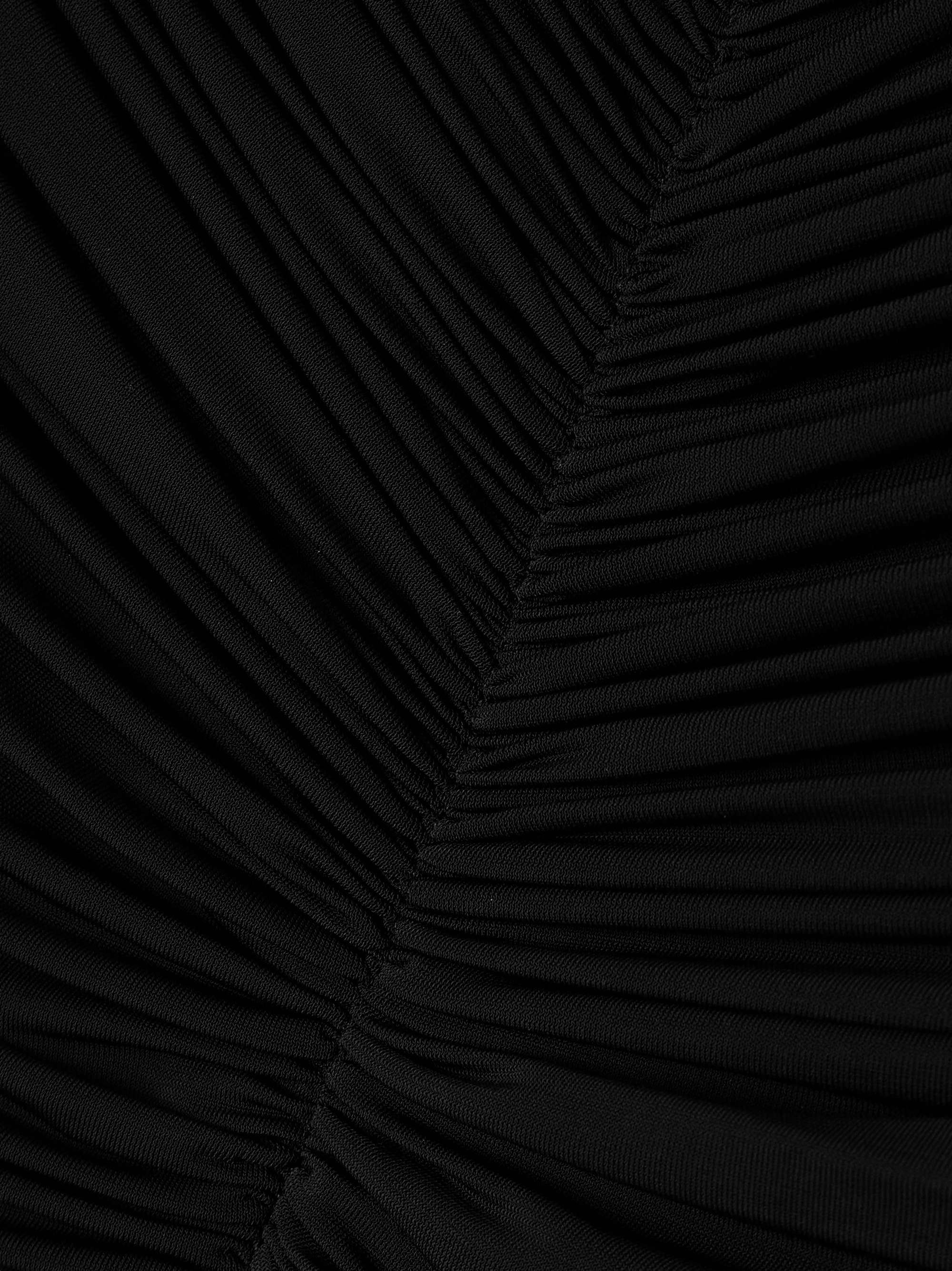 Ruched jersey maxi dress view