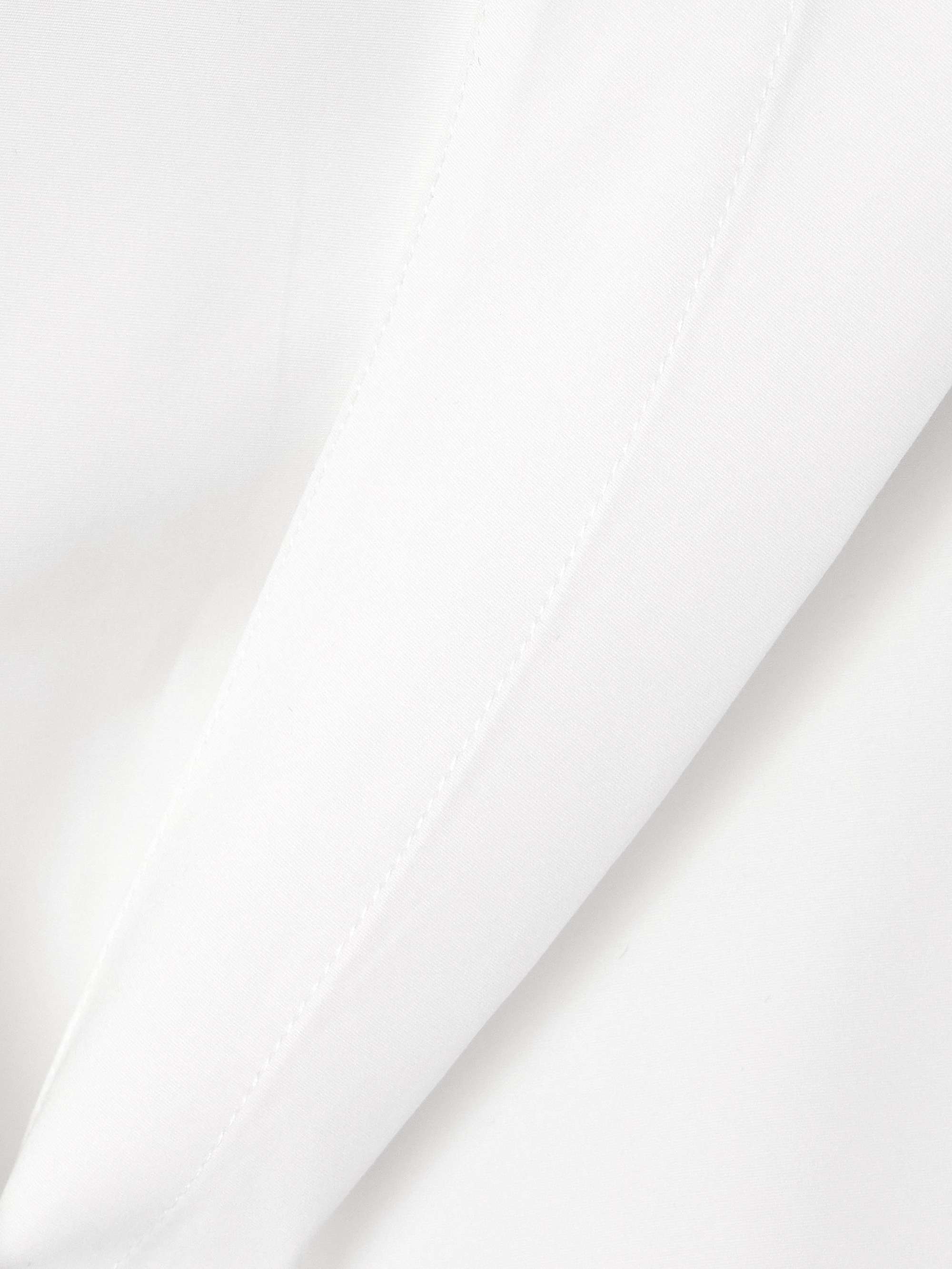 Hooded cotton-poplin blouse view