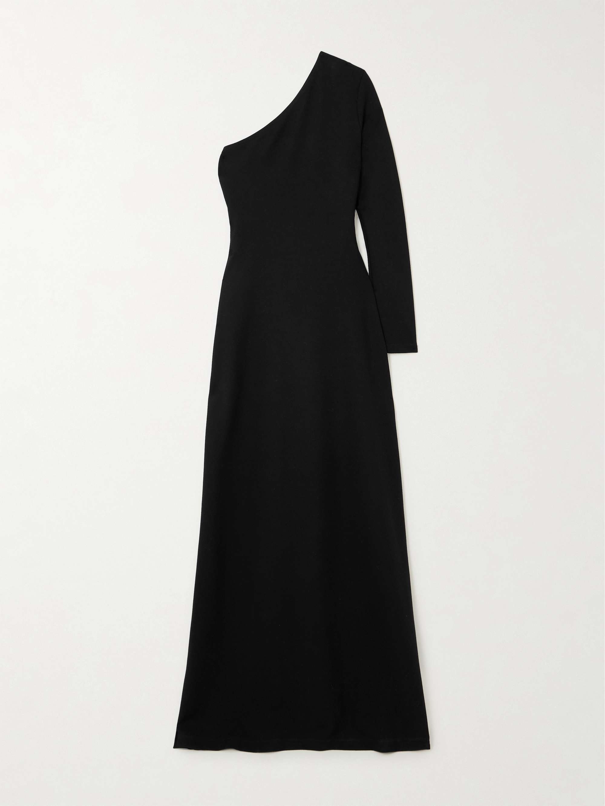 Rio one-shoulder stretch-jersey maxi dress view