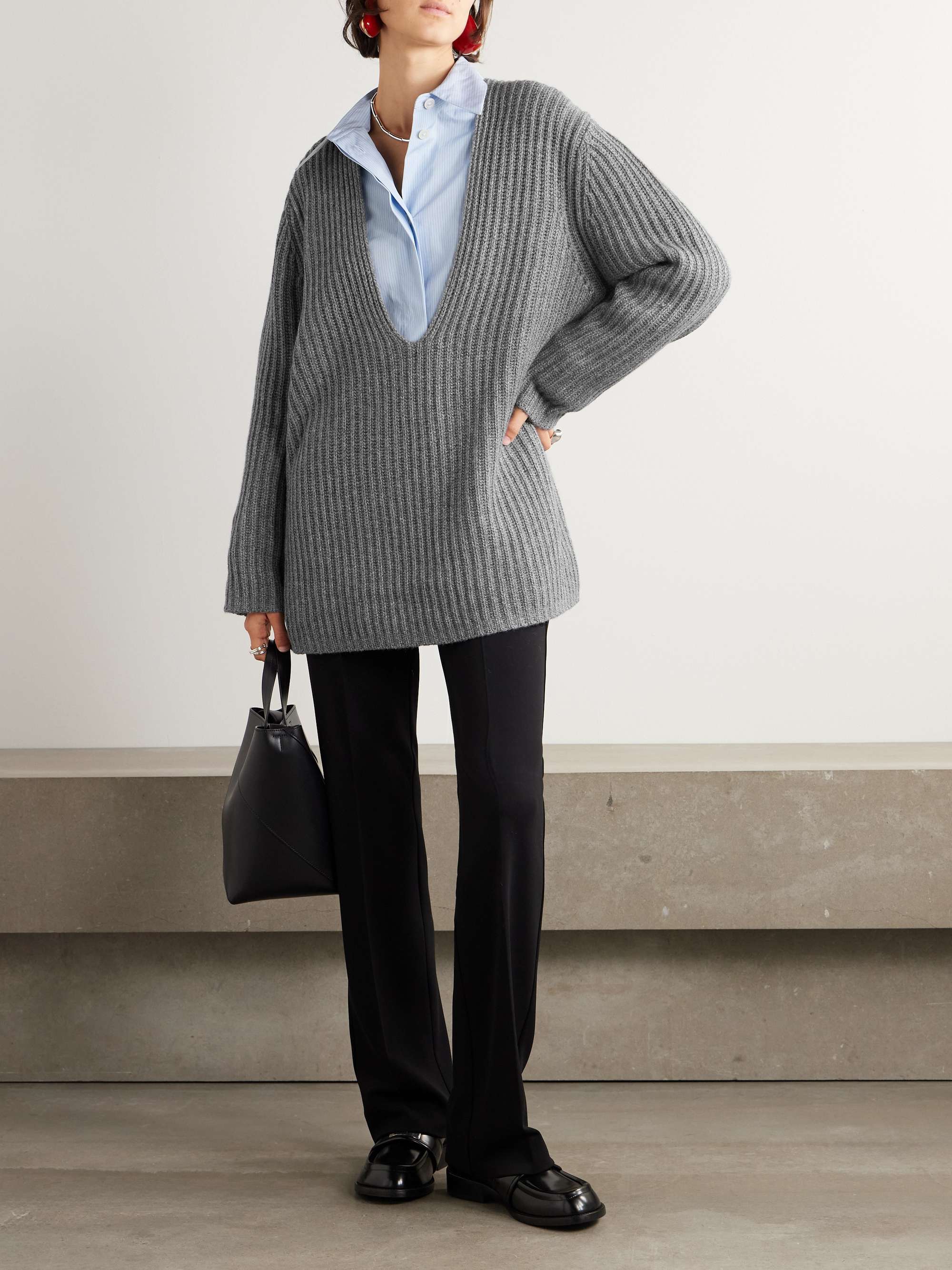 Emma ribbed-knit sweater view