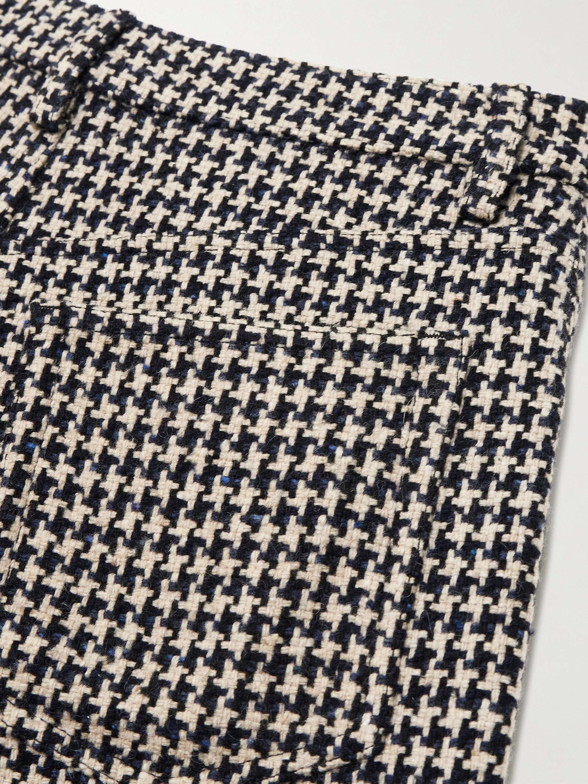 The Tweed Barrel houndstooth tweed wide-leg pants view