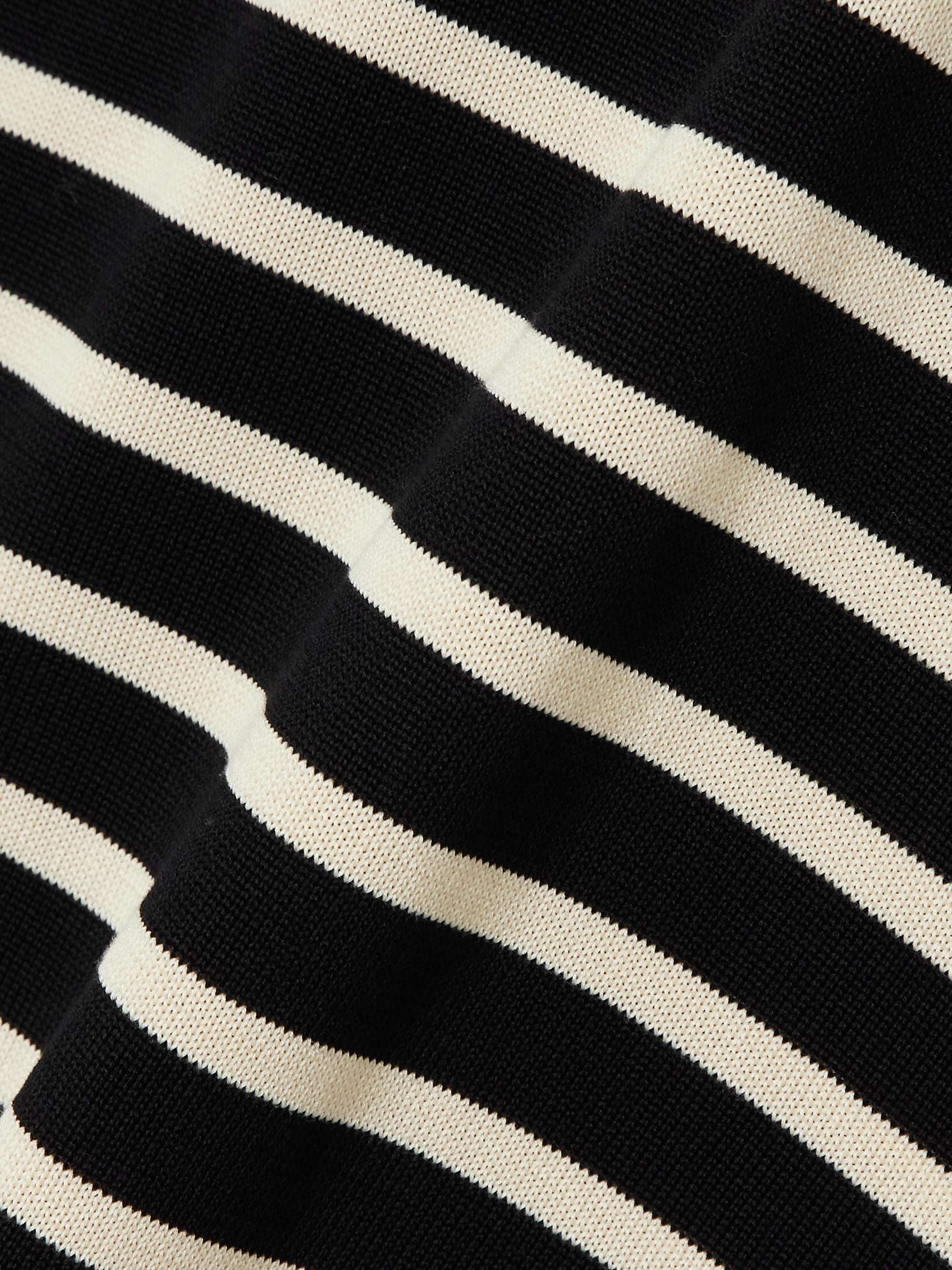 Striped cotton sweater view