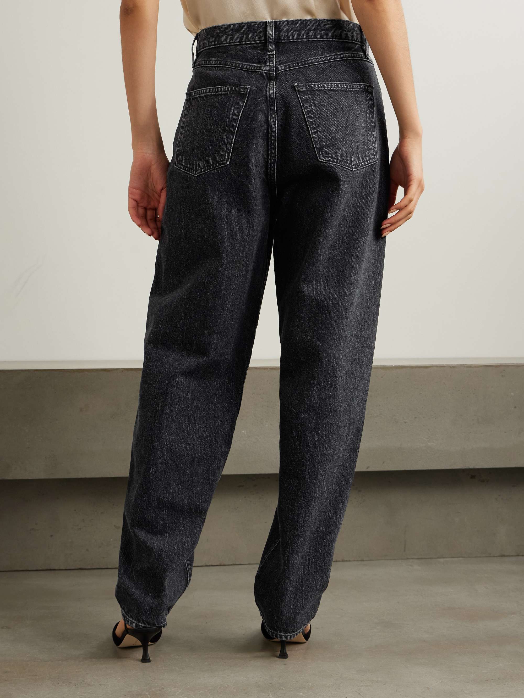 The Narrow Peg high-rise tapered jeans view
