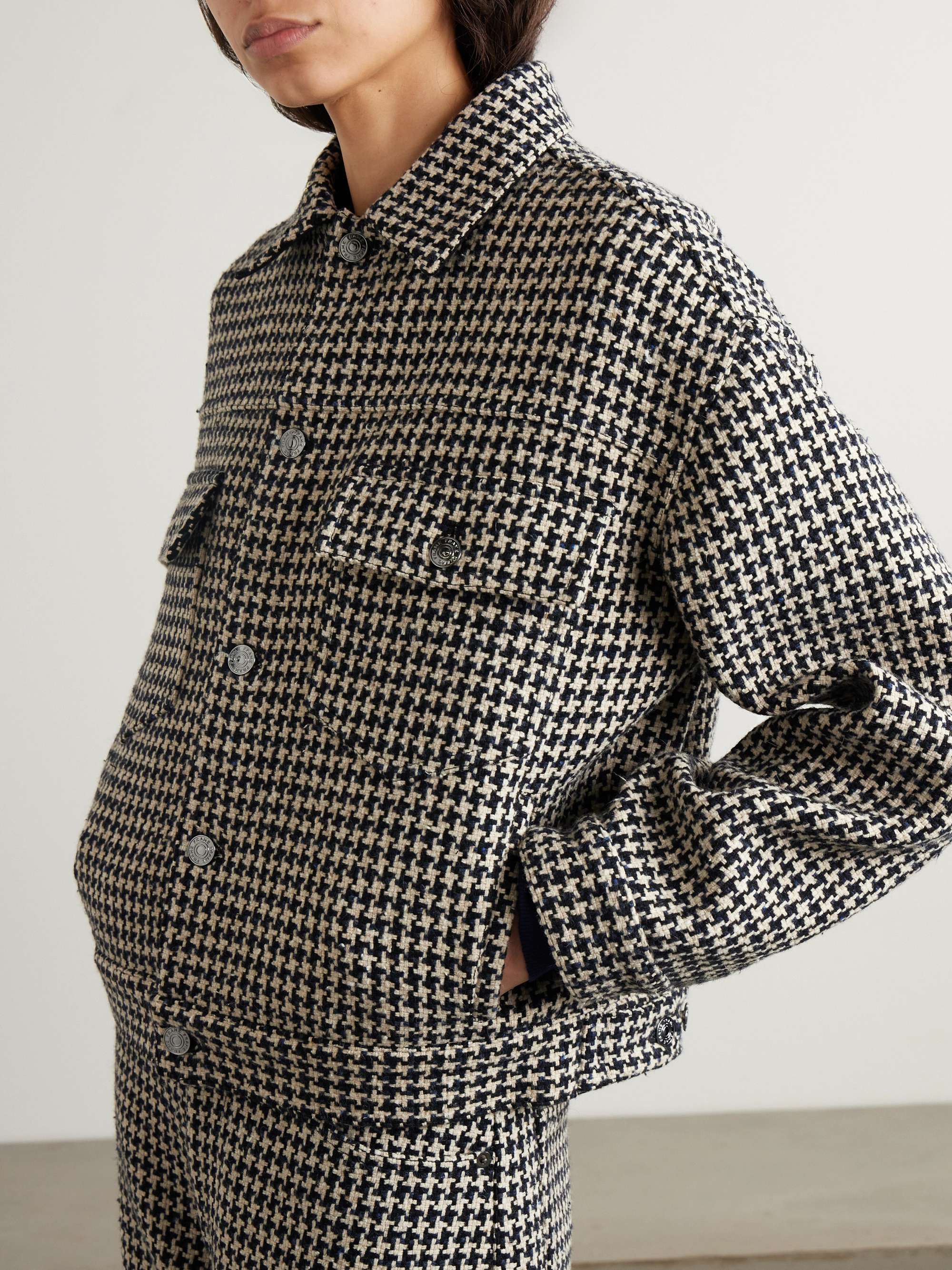 Houndstooth tweed jacket view