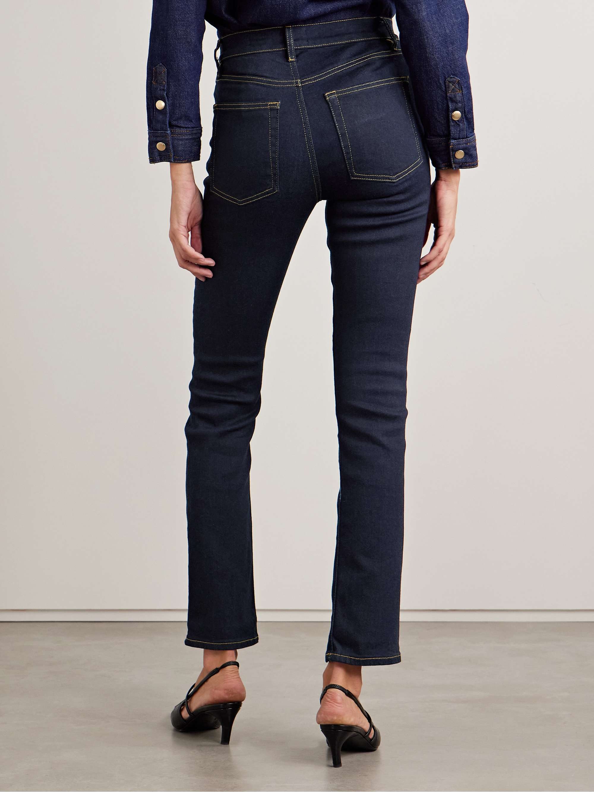 Le High high-rise slim-leg jeans view