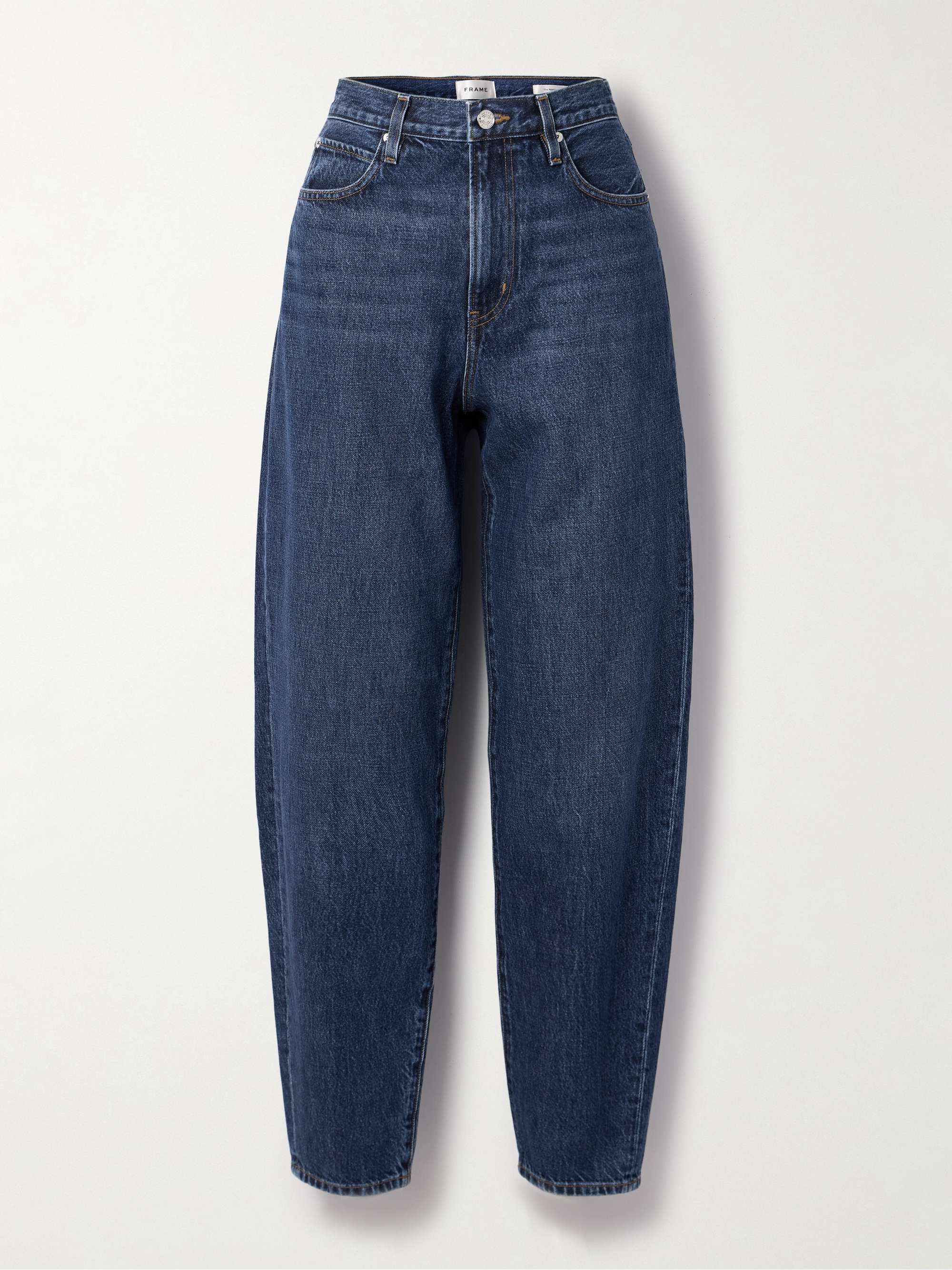 The Narrow high-rise tapered jeans view