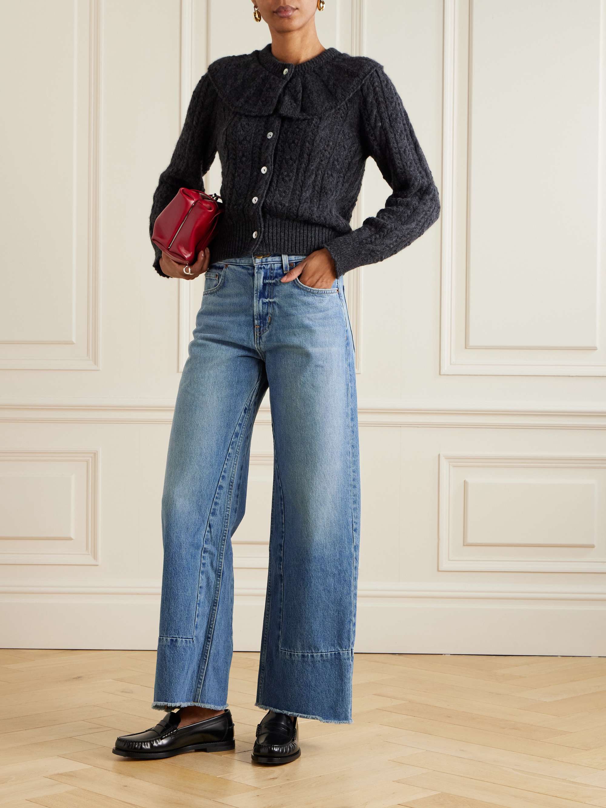 Marcel mid-rise straight-leg jeans view