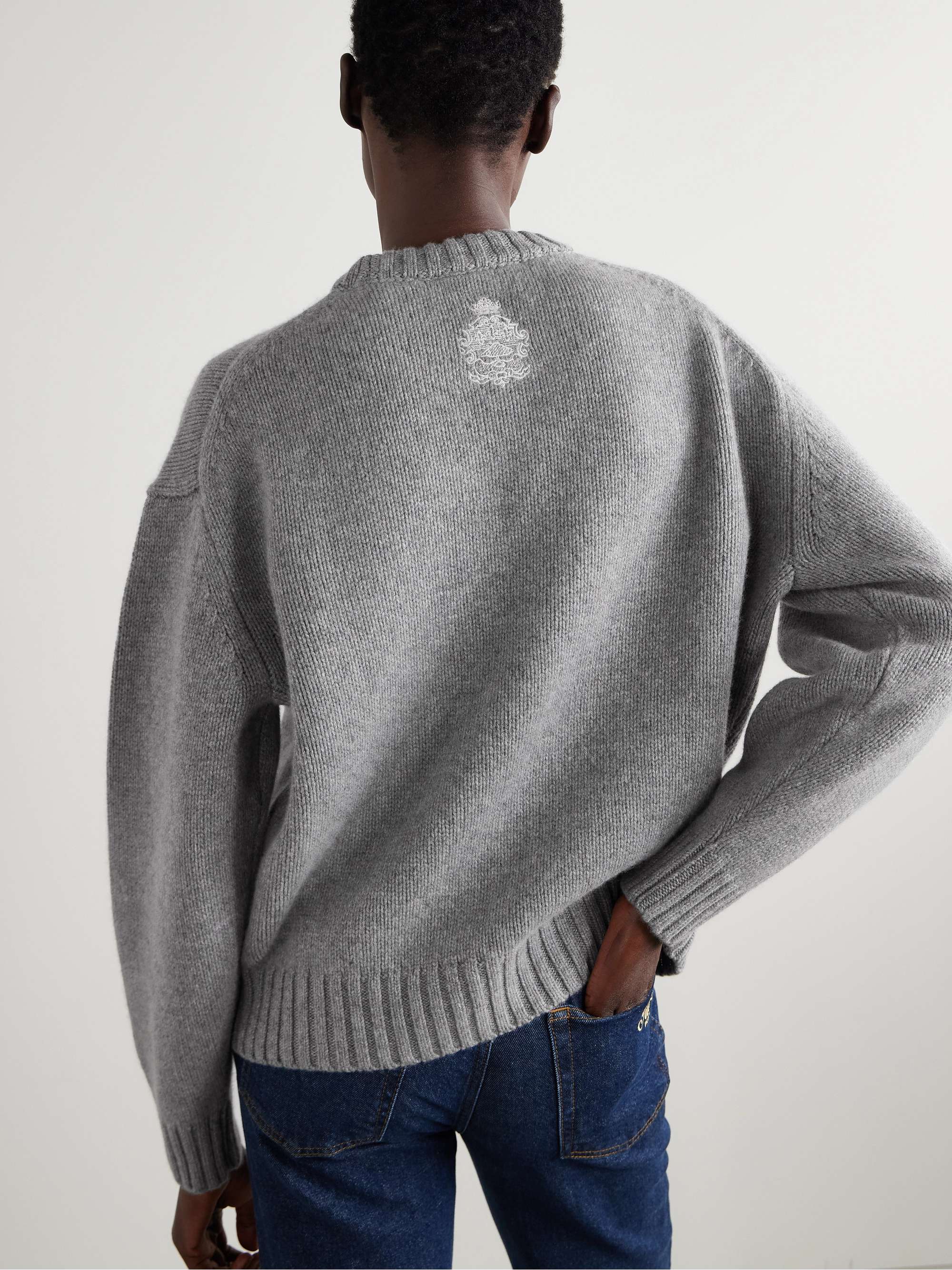 + Ritz Paris embroidered cashmere sweater view