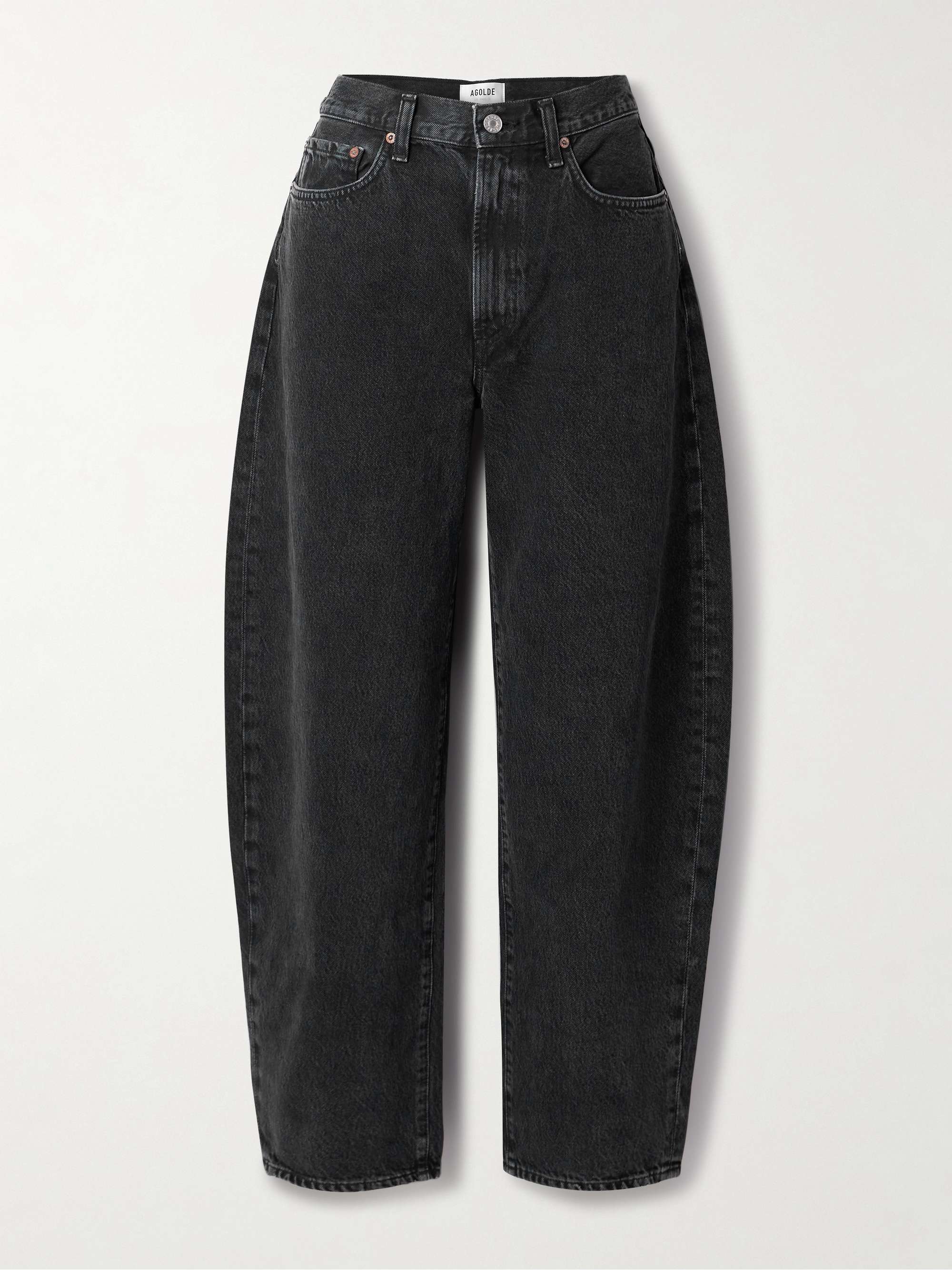 Balloon high-rise tapered organic jeans view