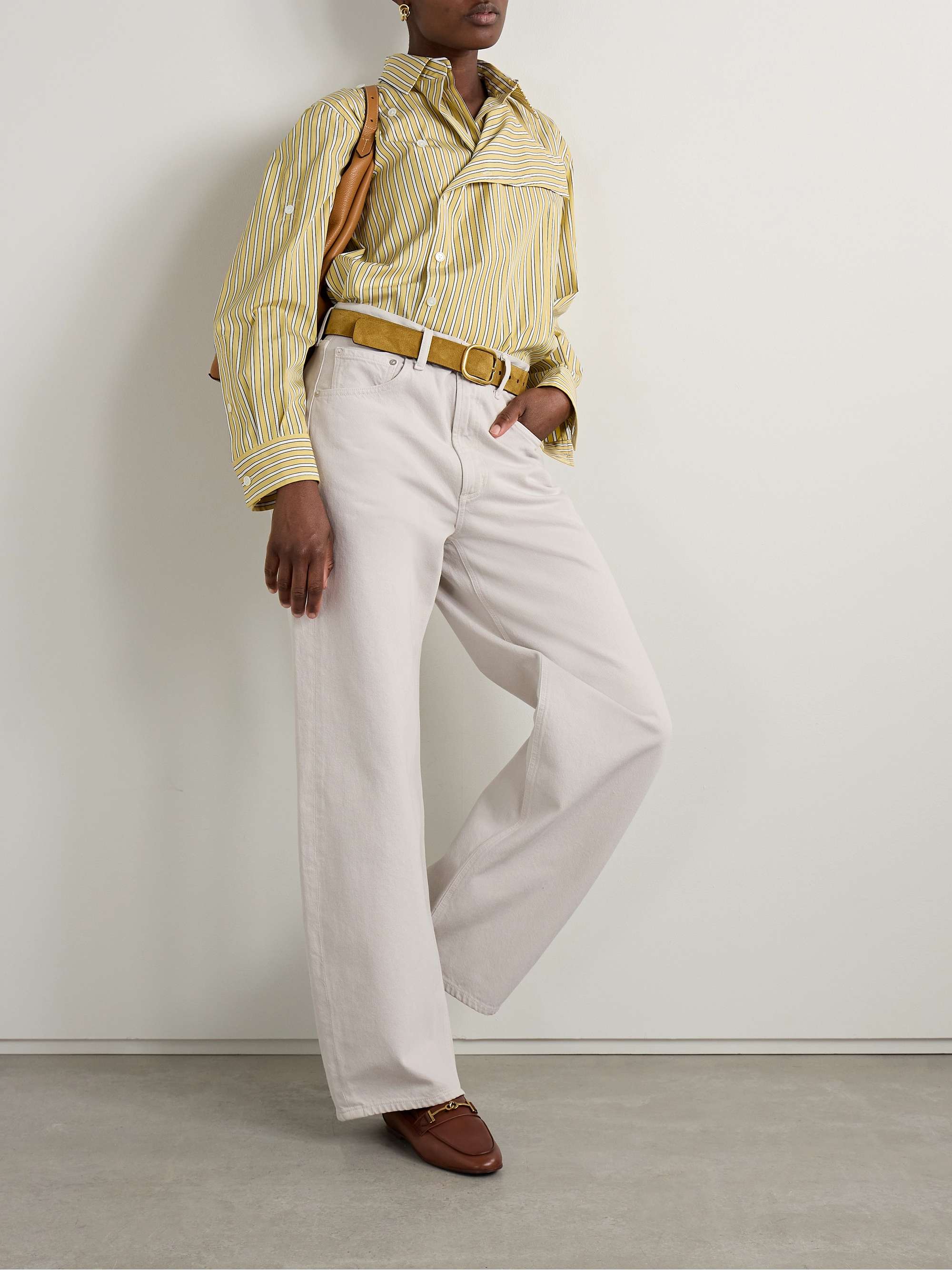 Low Curve mid-rise wide-leg jeans view