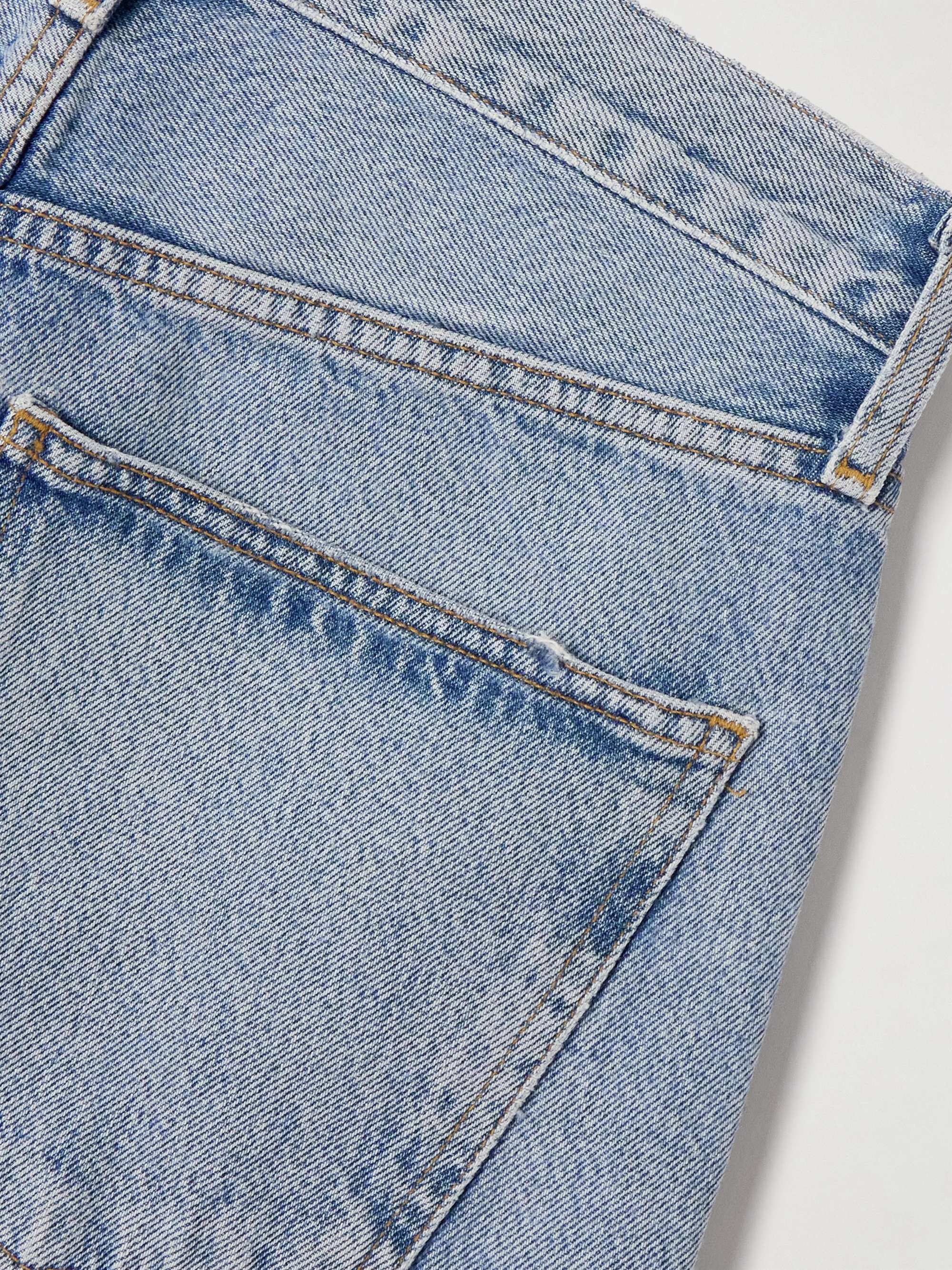 90s mid-rise straight-leg organic jeans view