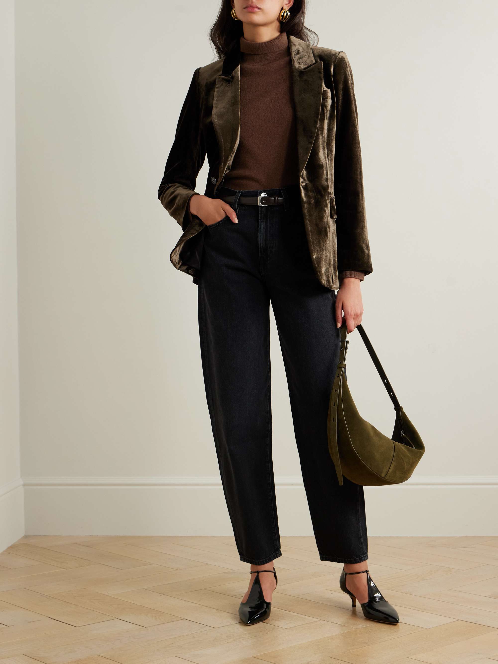 Velvet blazer view
