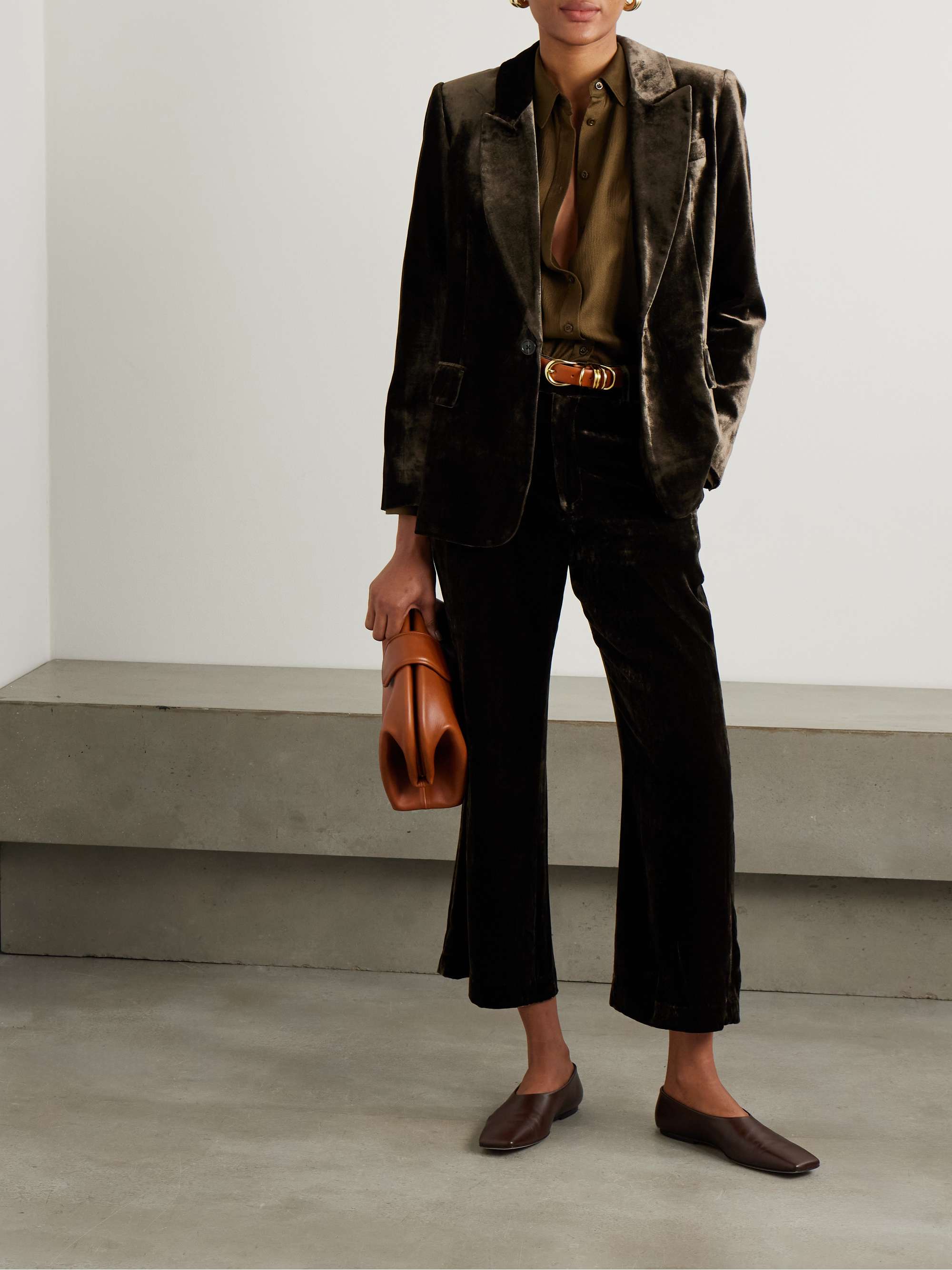 Velvet blazer view