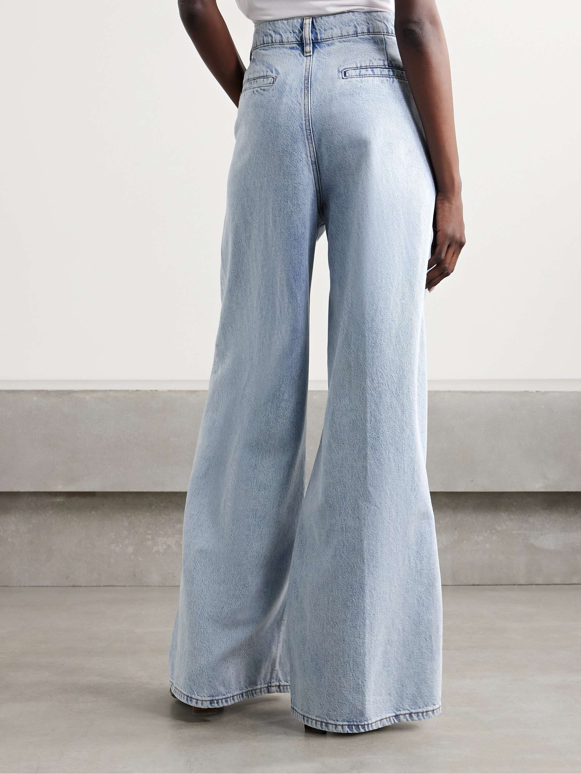 The Wide Trouser high-rise wide-leg organic jeans view