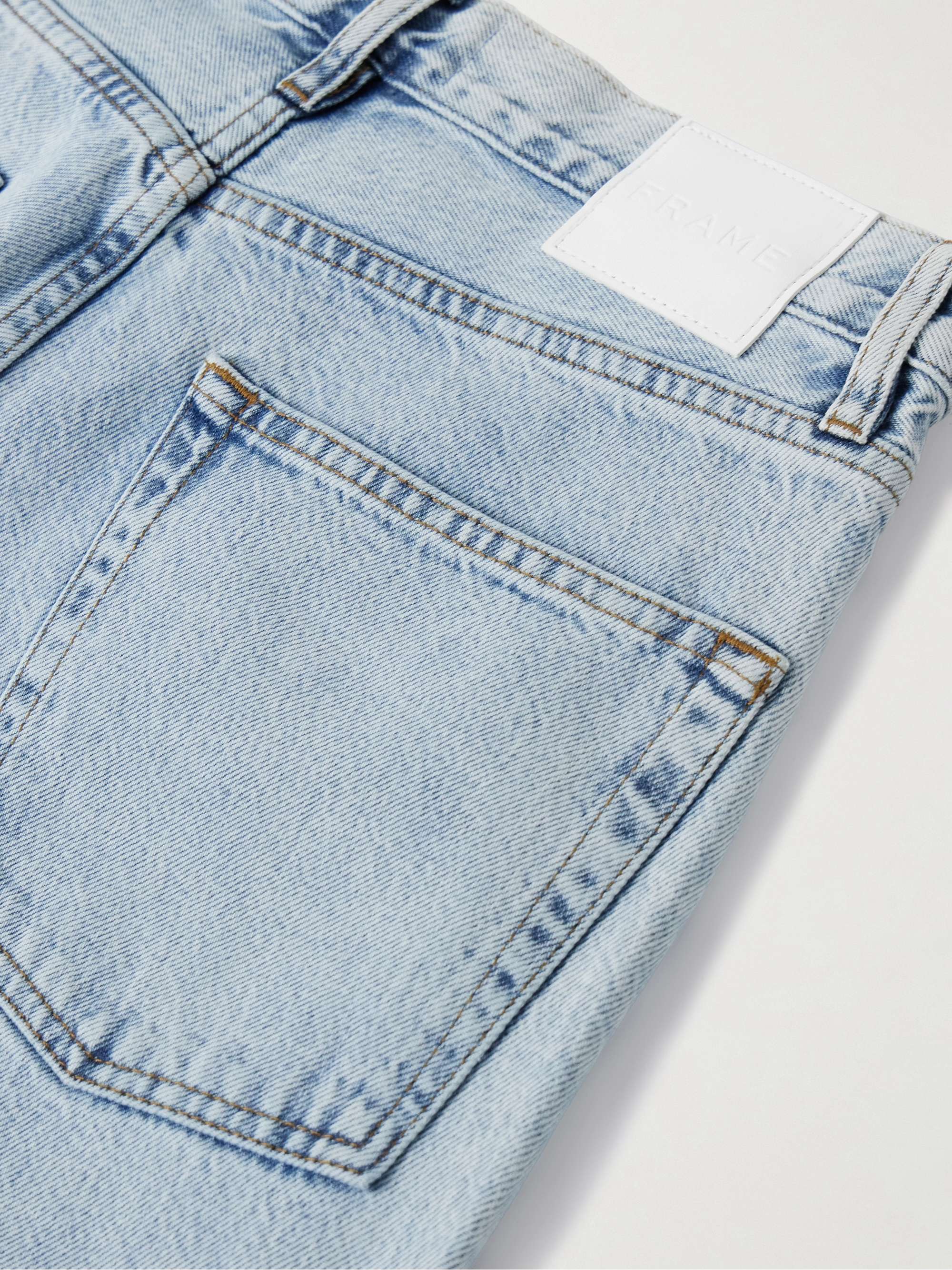 The Showgirl crystal-embellished high-rise straight-leg jeans view
