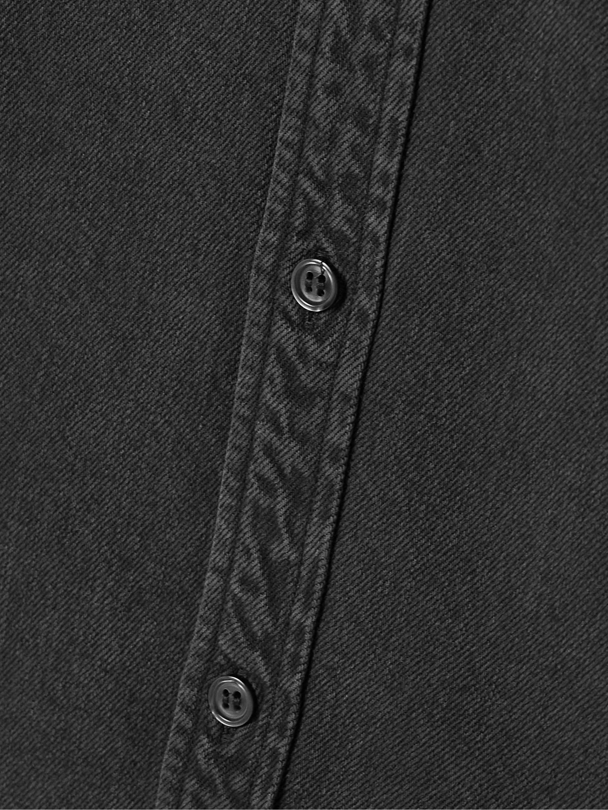 Baby Shay organic denim shirt view