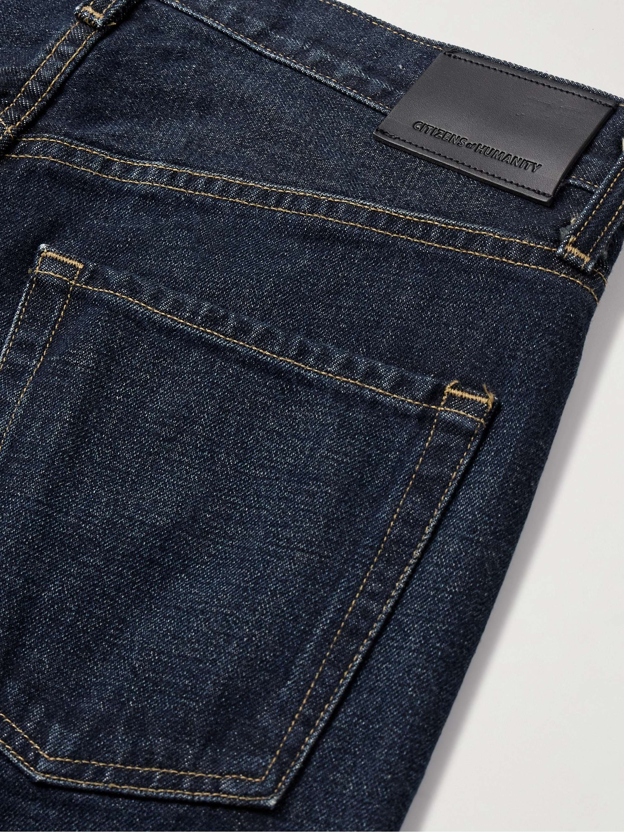 Ayla Baggy Cuffed Crop mid-rise straight-leg jeans view