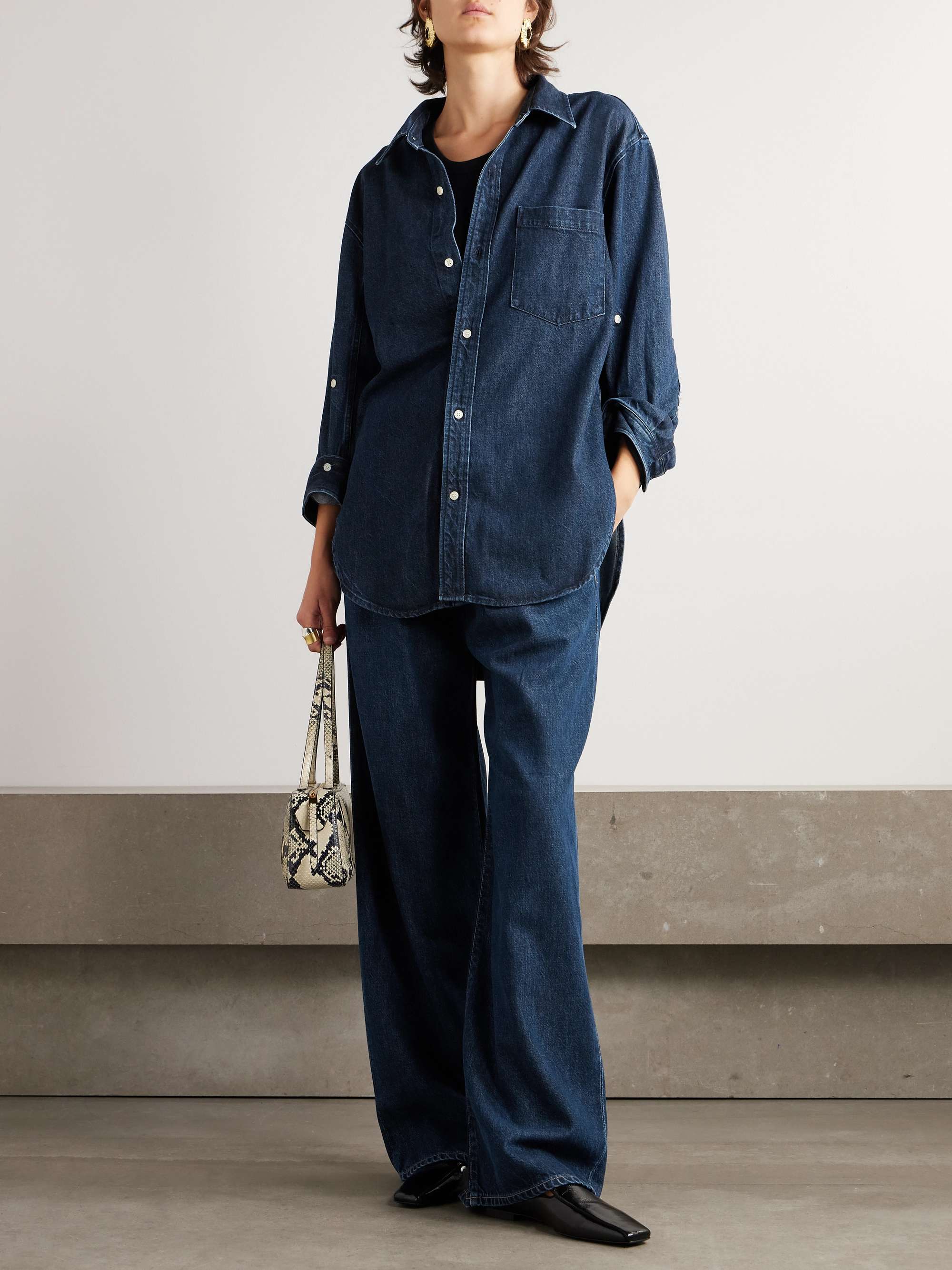 Kayla denim shirt view