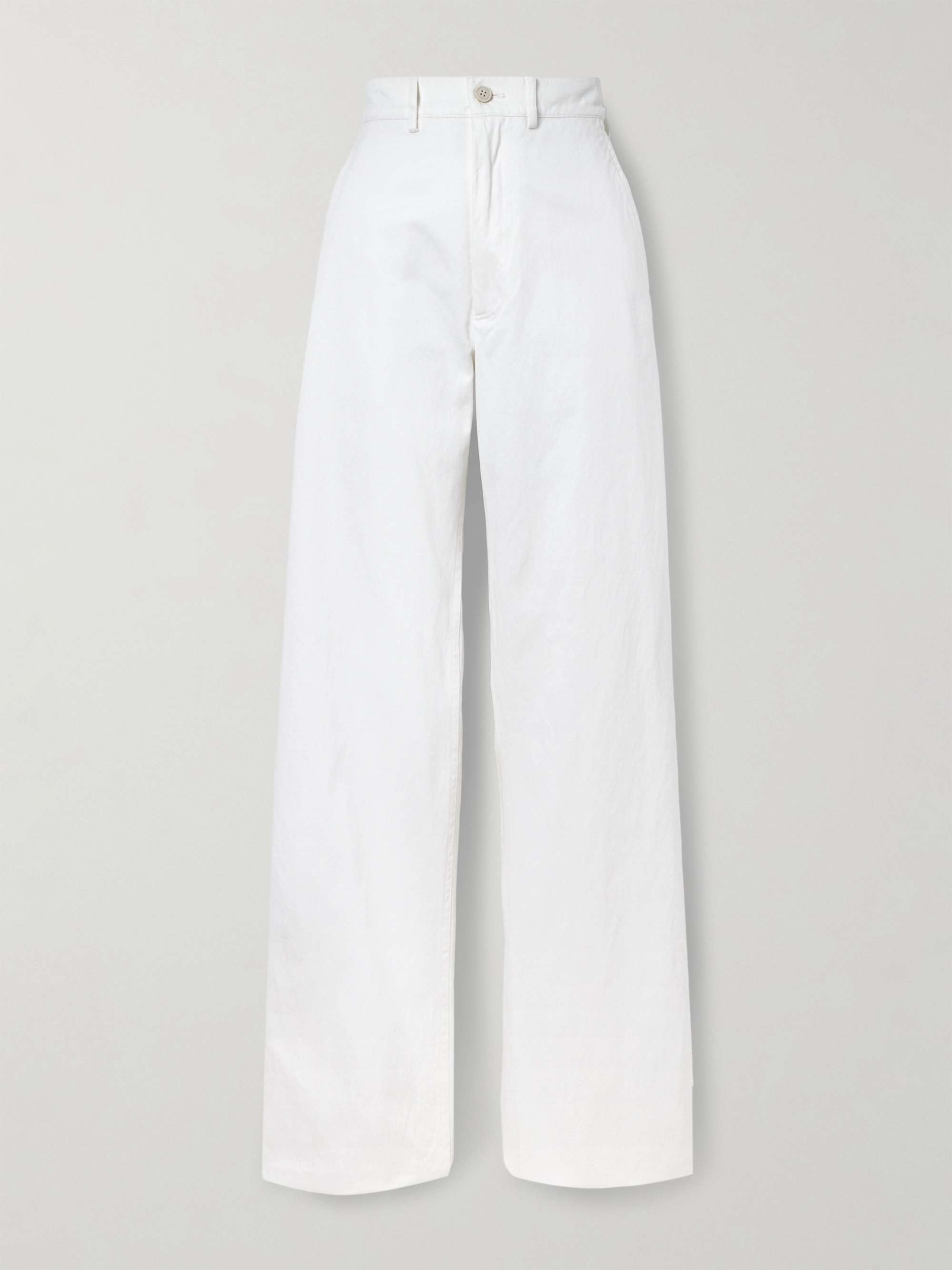 Cotton-sateen pants view