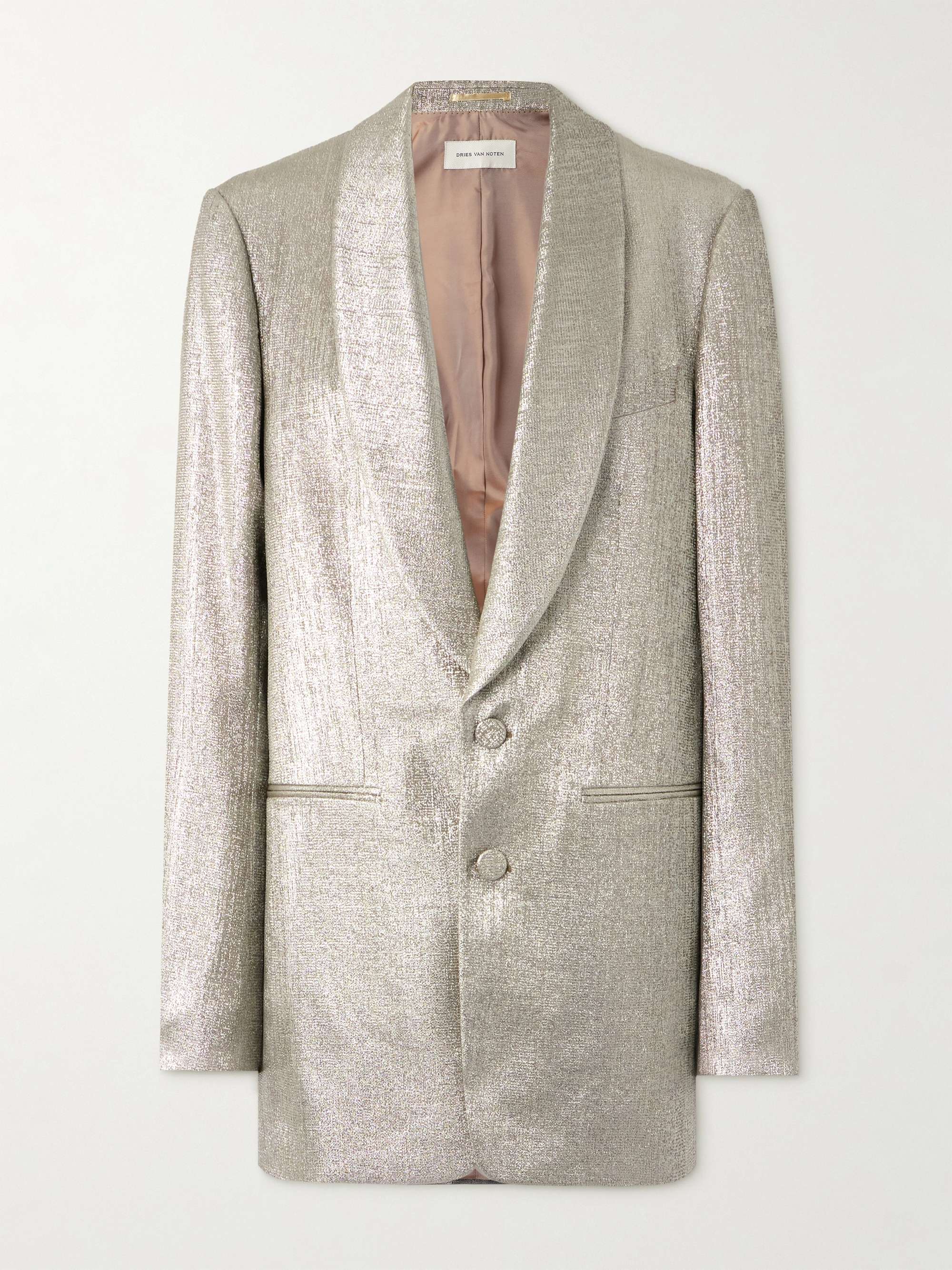 Lamé blazer view