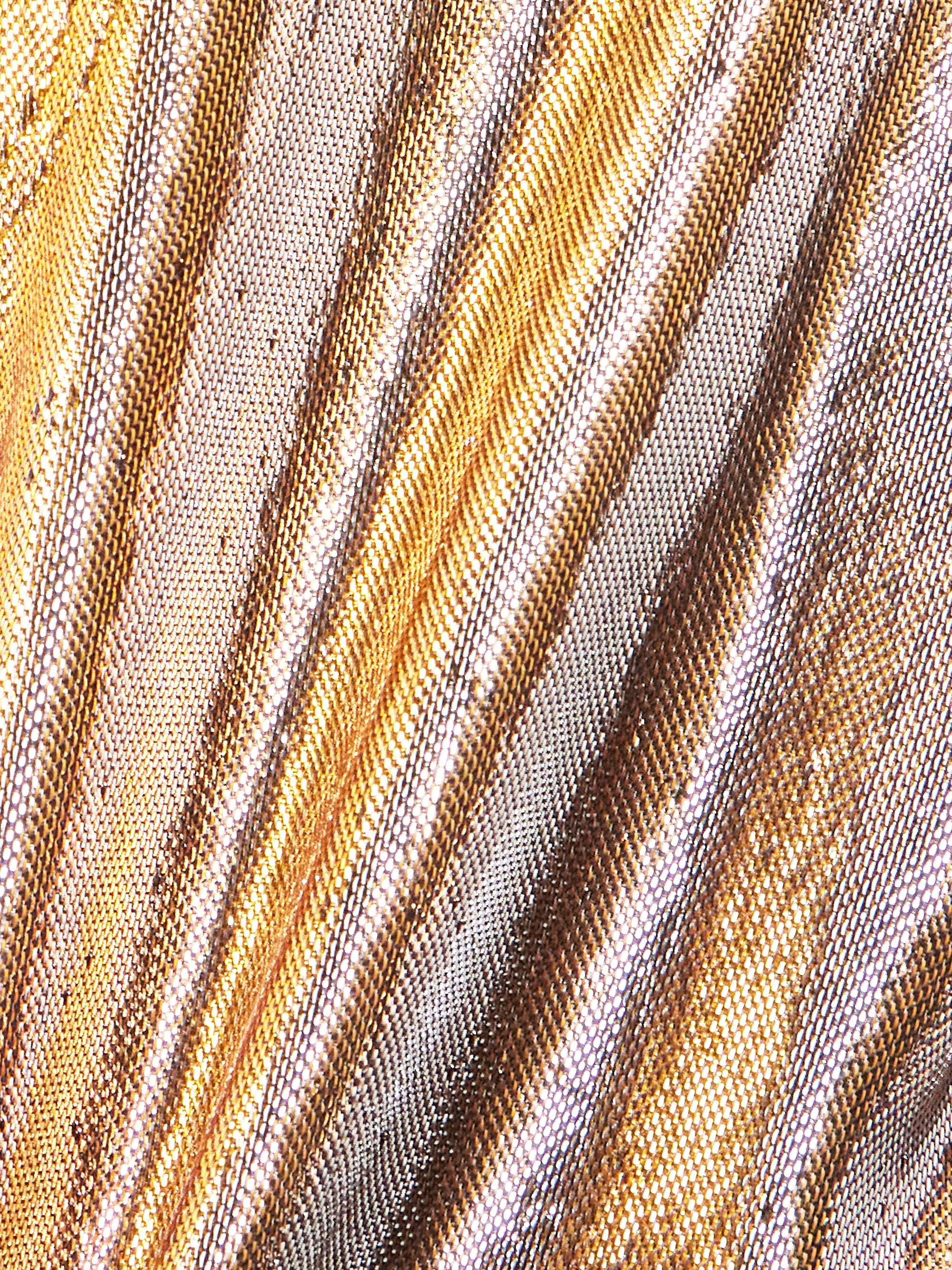 Lamé wide-leg pants view