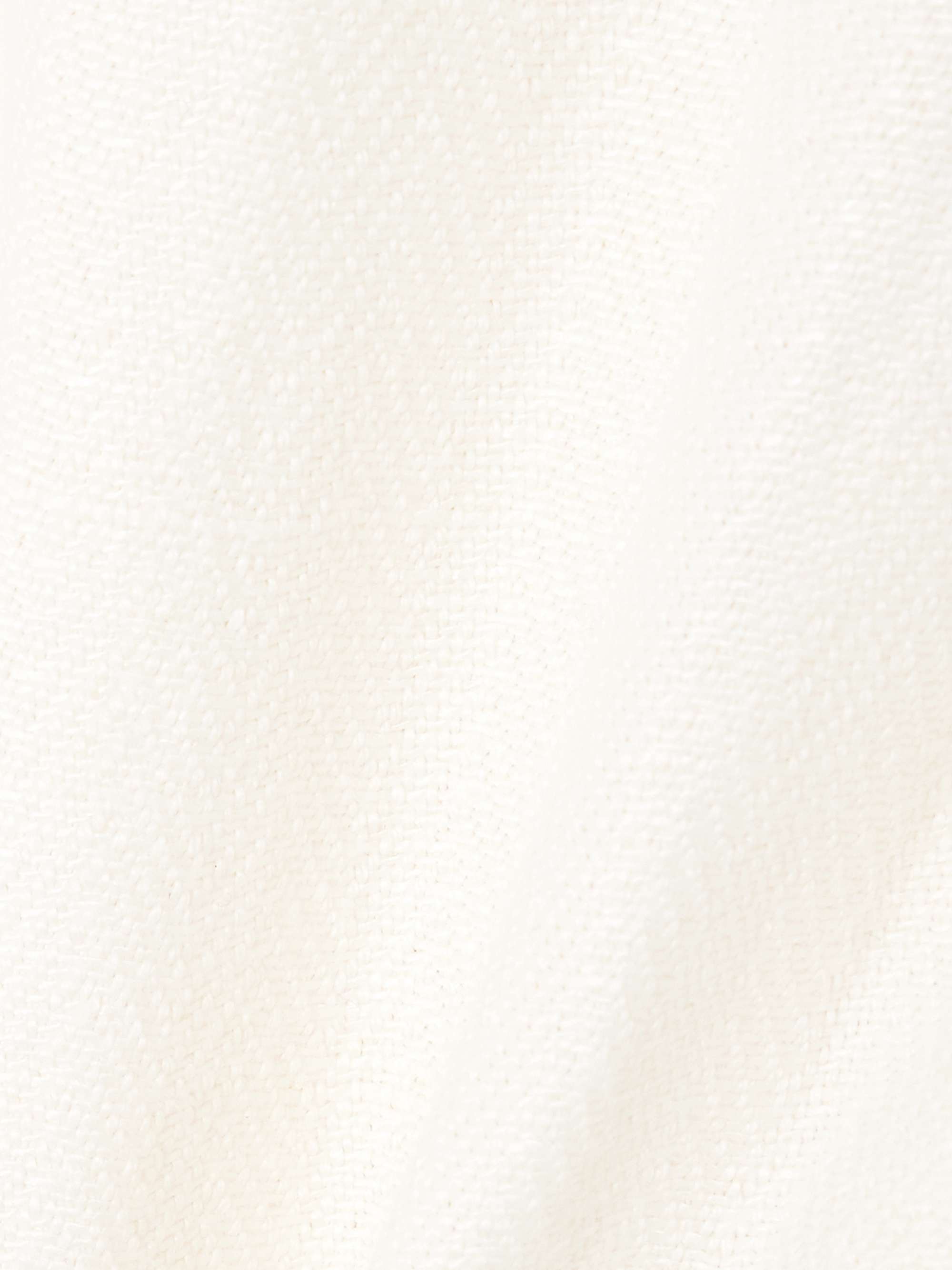 Pleated herringbone linen shorts view