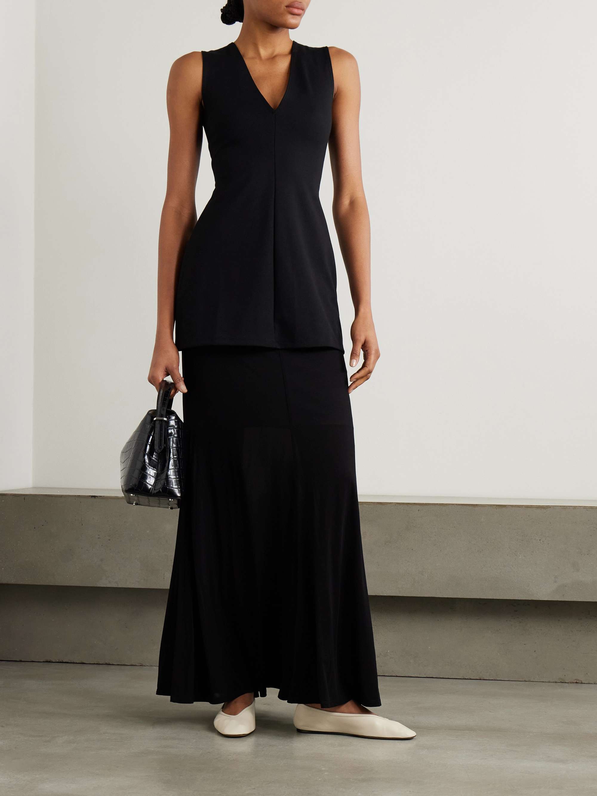 Rio stretch-ponte tunic view