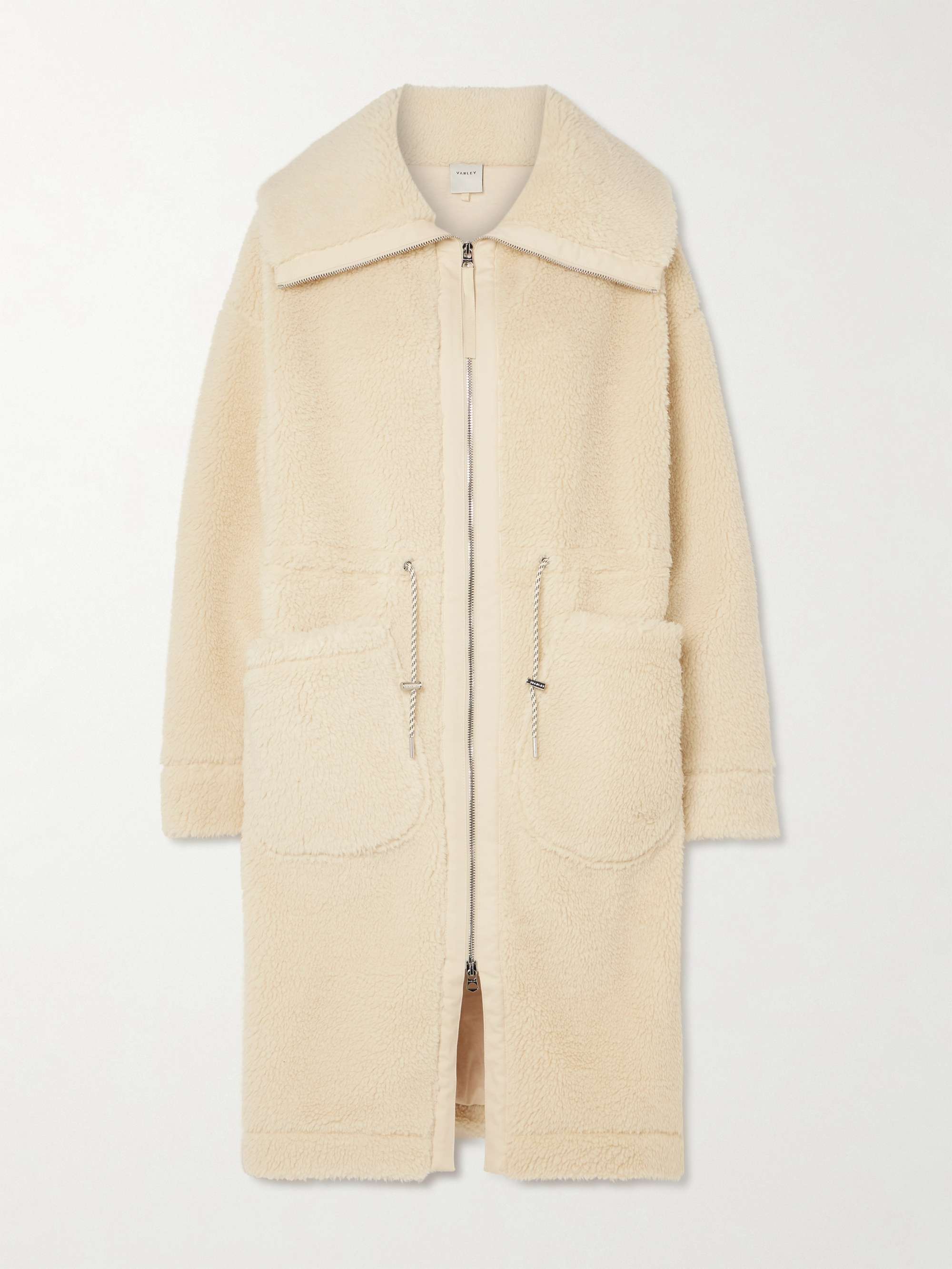 Logan oversized fleece coat view
