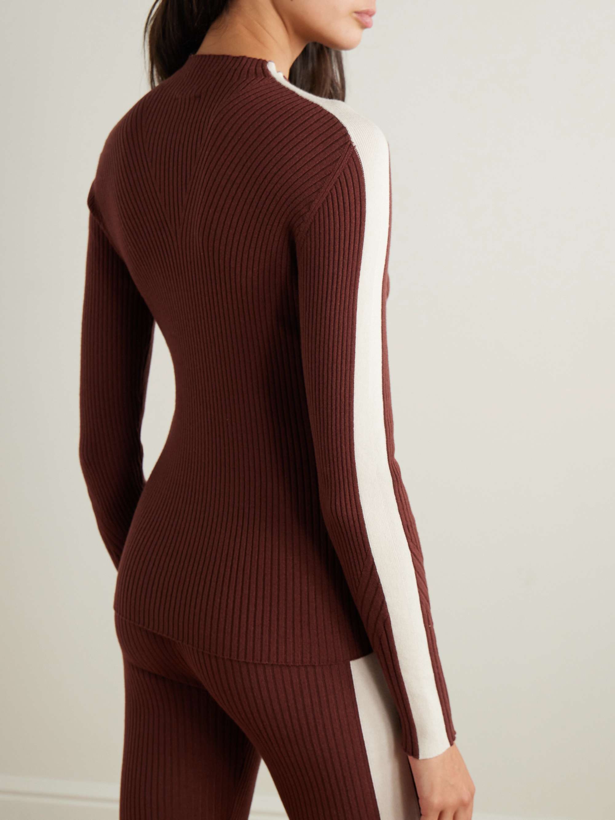 Wilshire ribbed-knit sweater view