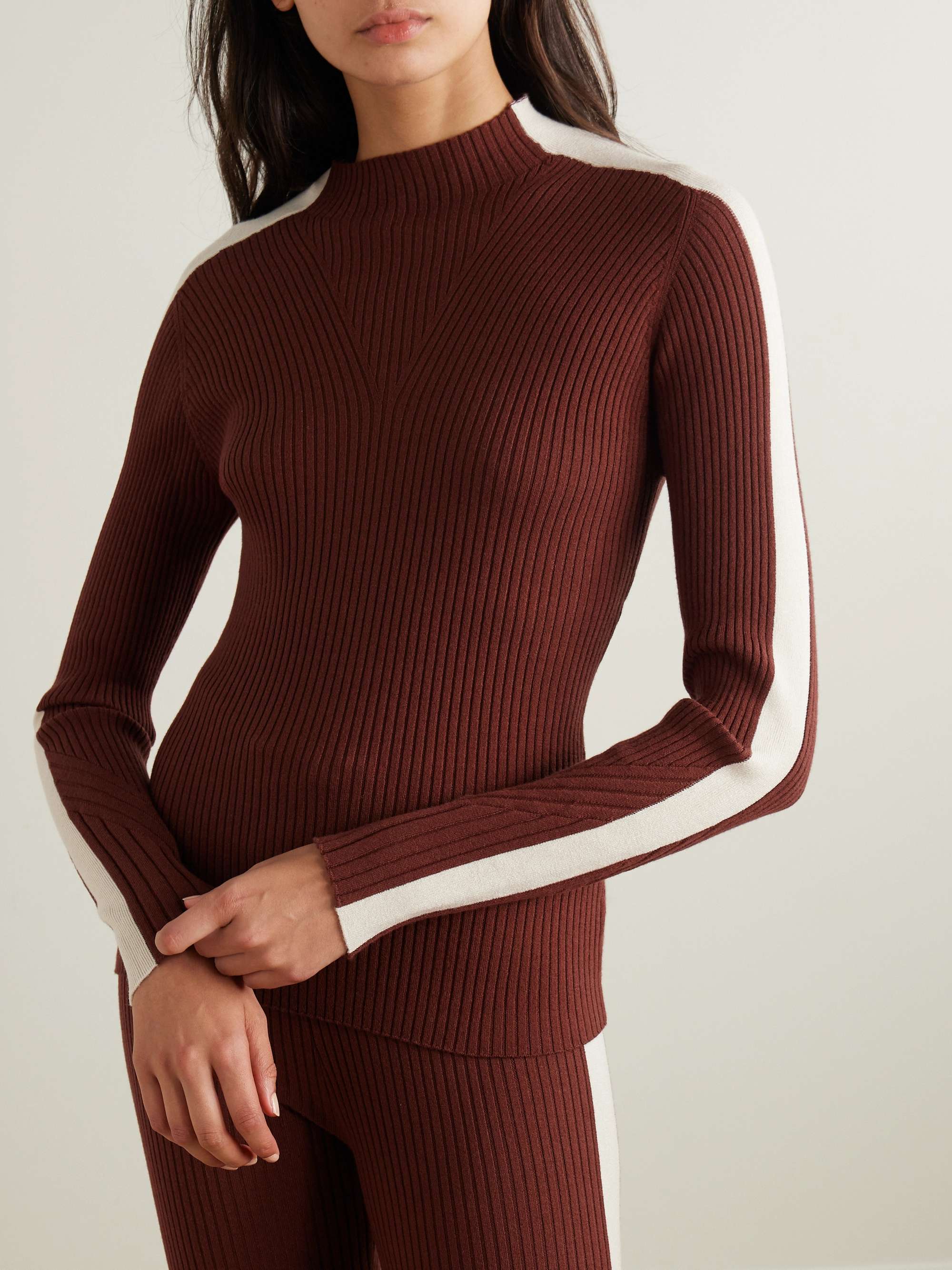 Wilshire ribbed-knit sweater view