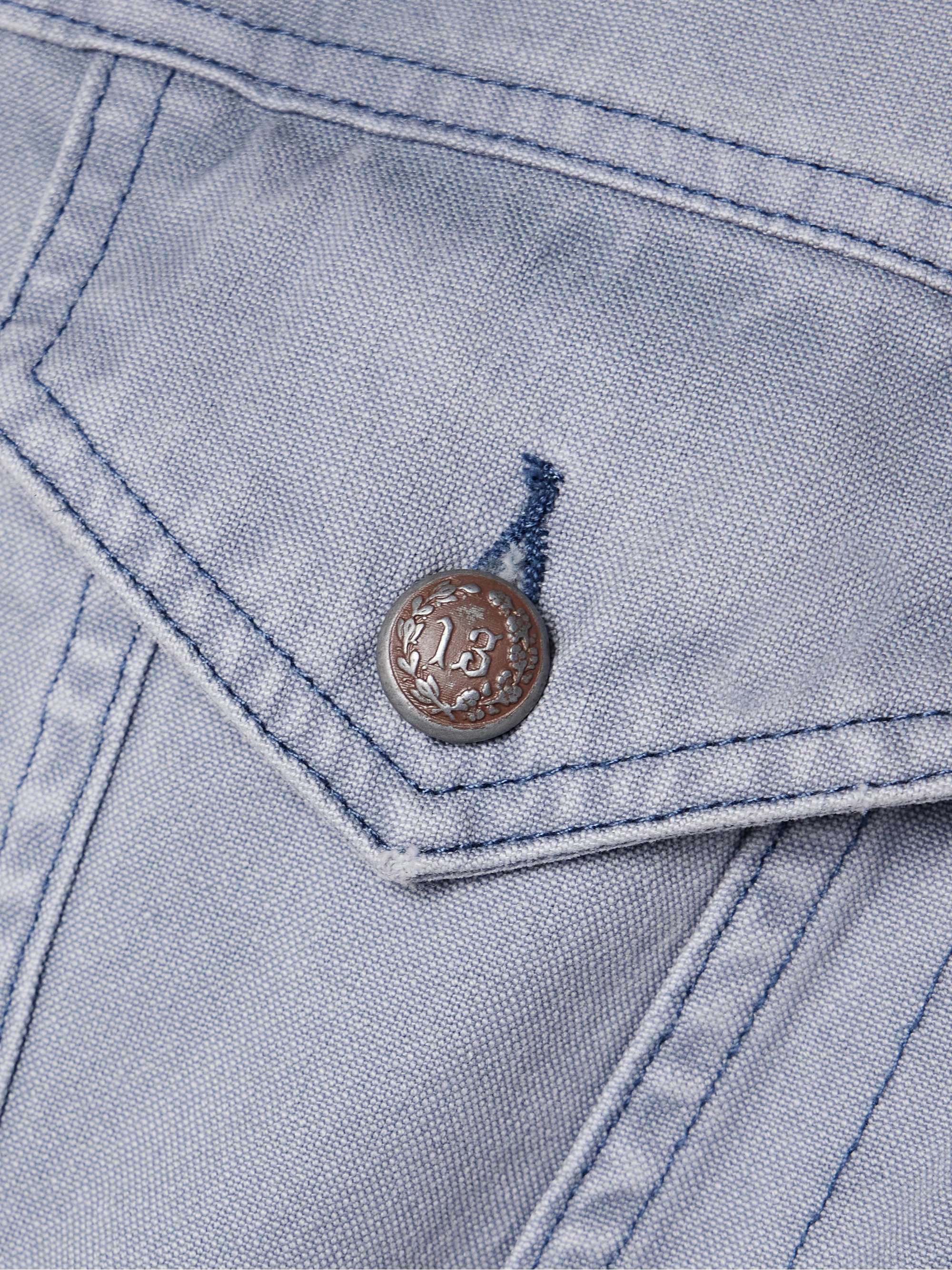 Lacey denim jacket view