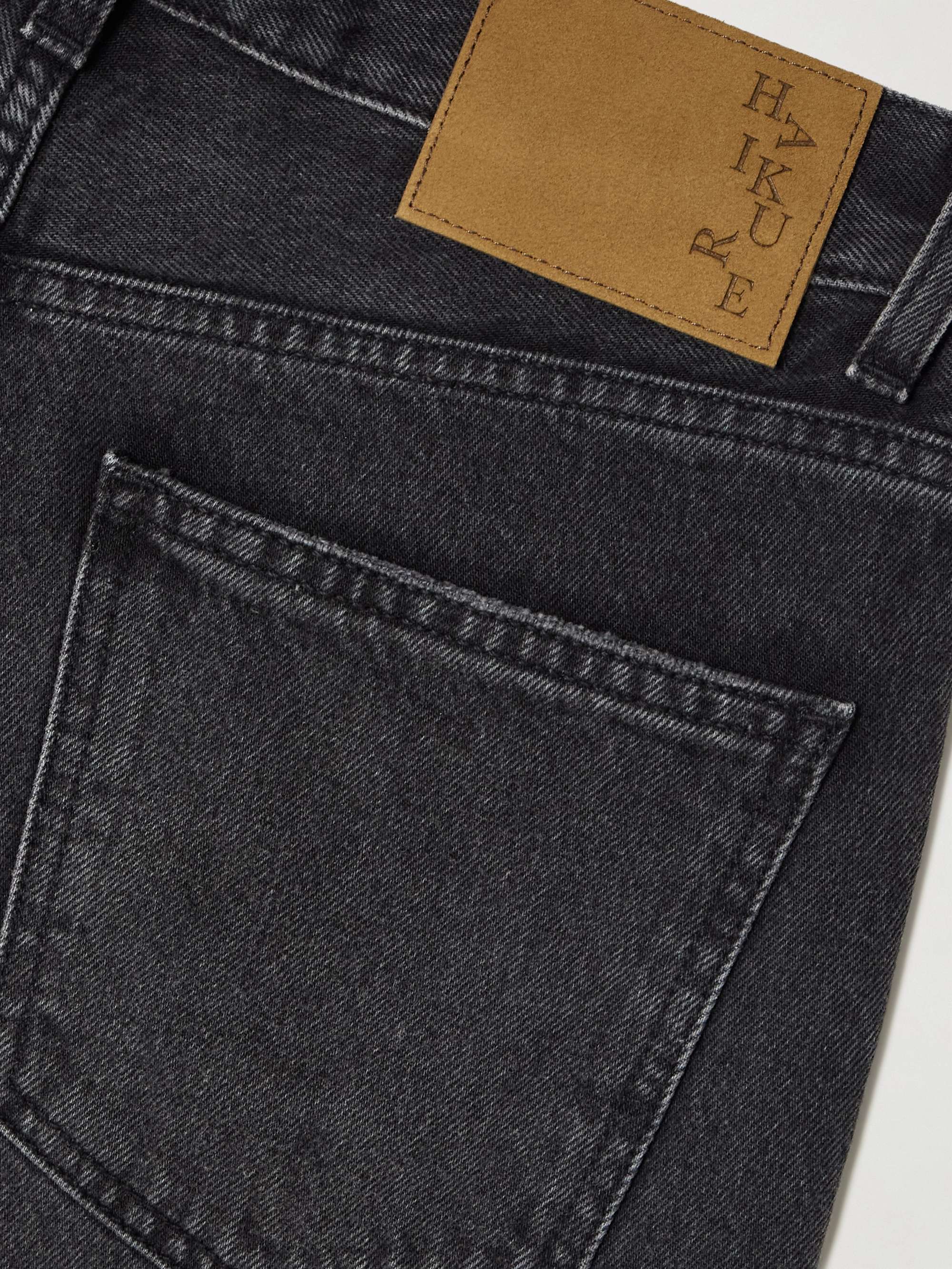 Korea high-rise wide-leg jeans view