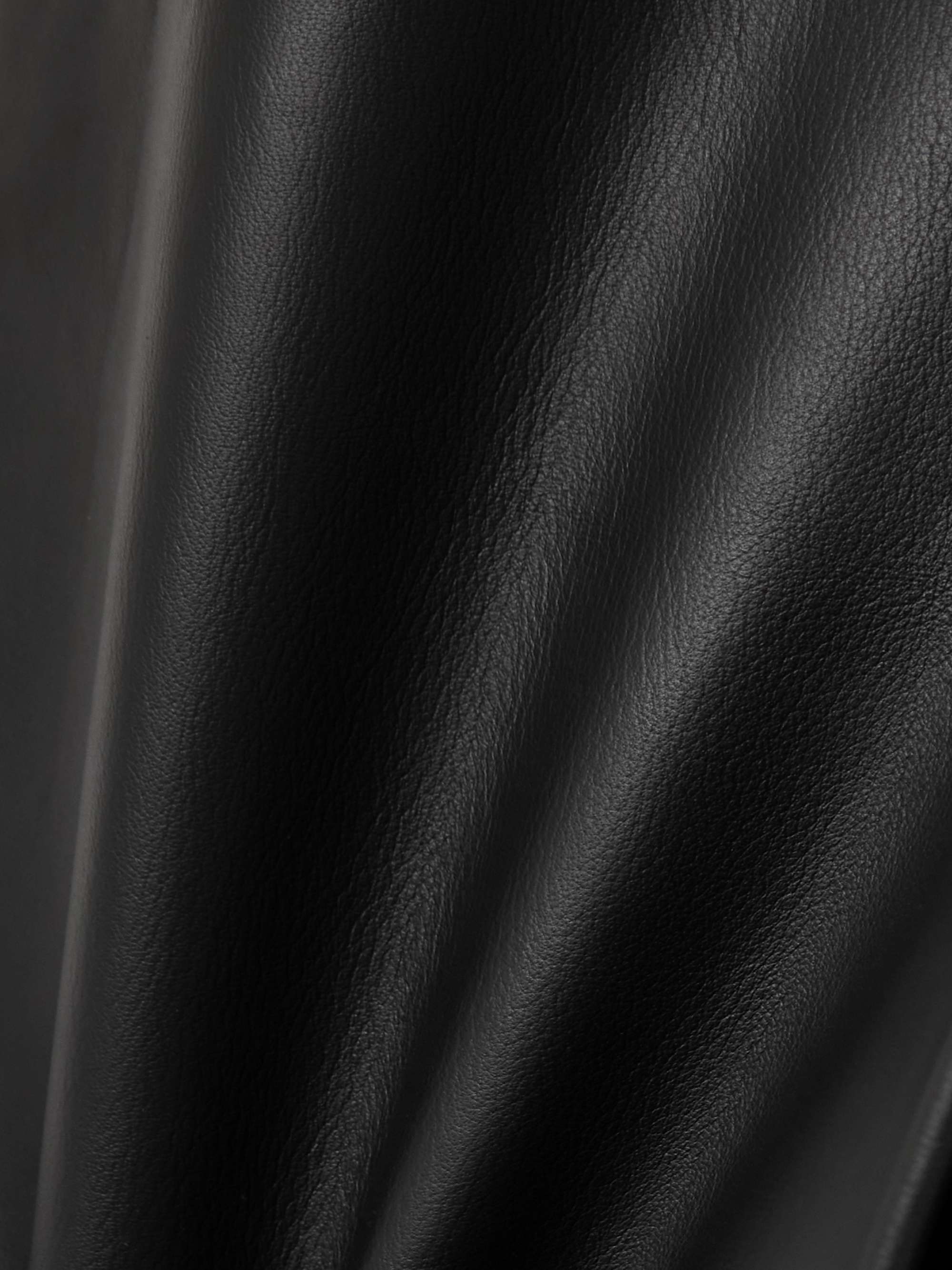 Bethany wide-leg leather pants view