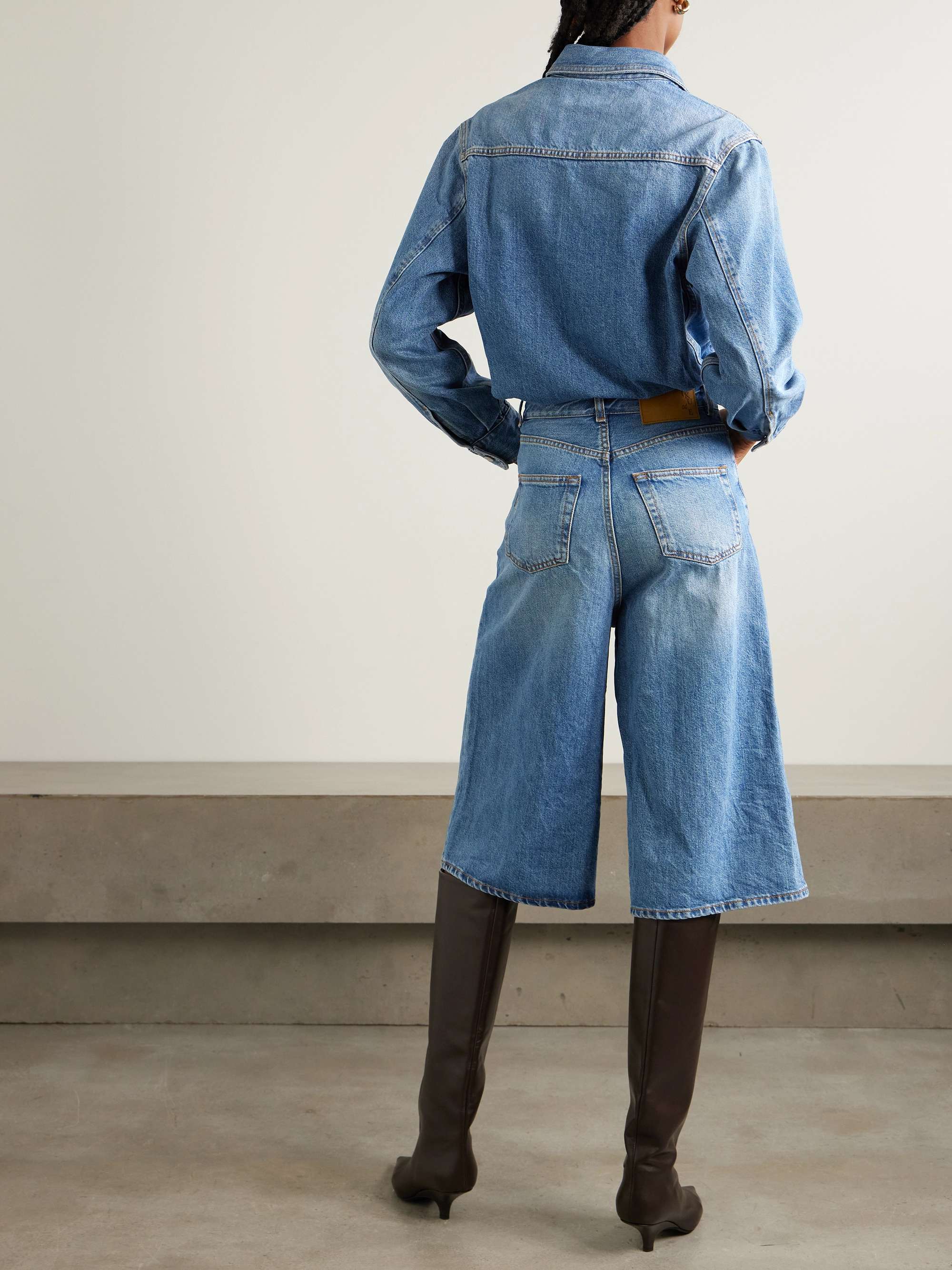 Tonya denim jumpsuit view