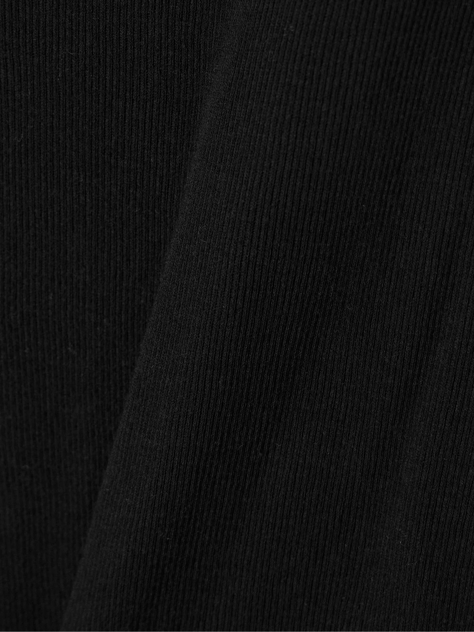 Ribbed cotton and cashmere-blend midi skirt view