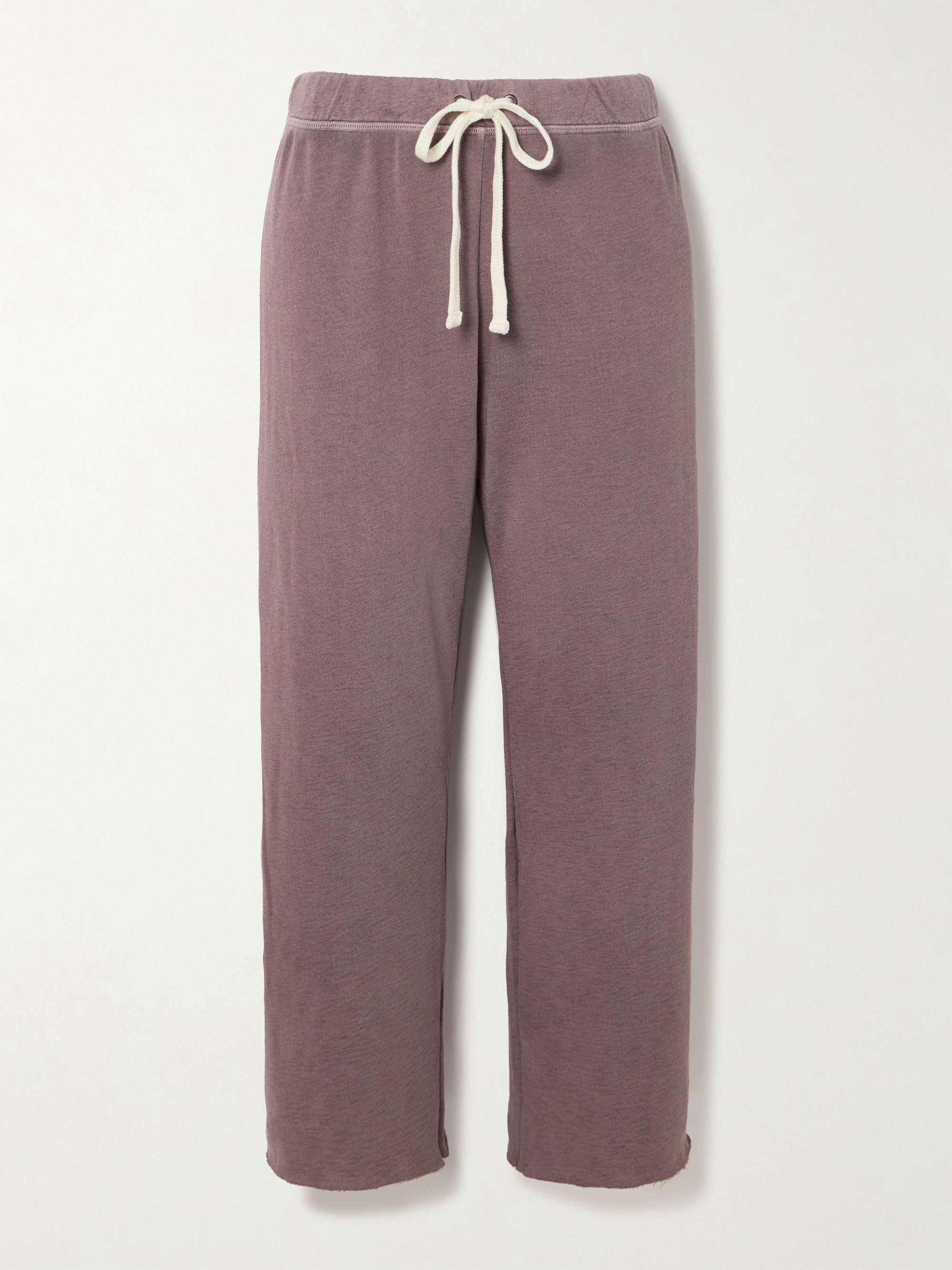 French cotton-terry sweatpants view