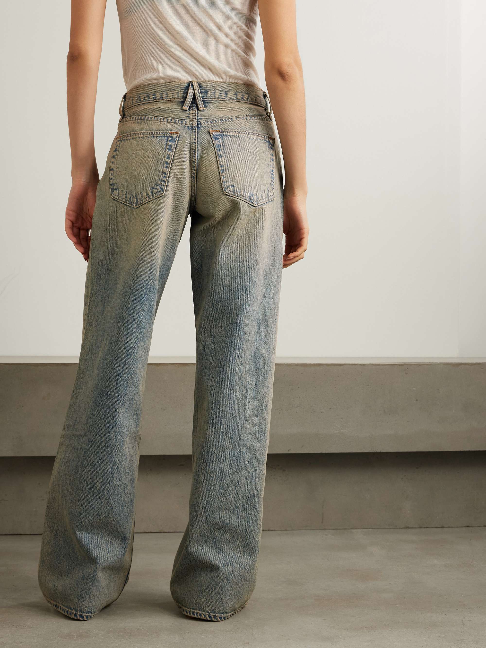 Mica low-rise wide-leg jeans view