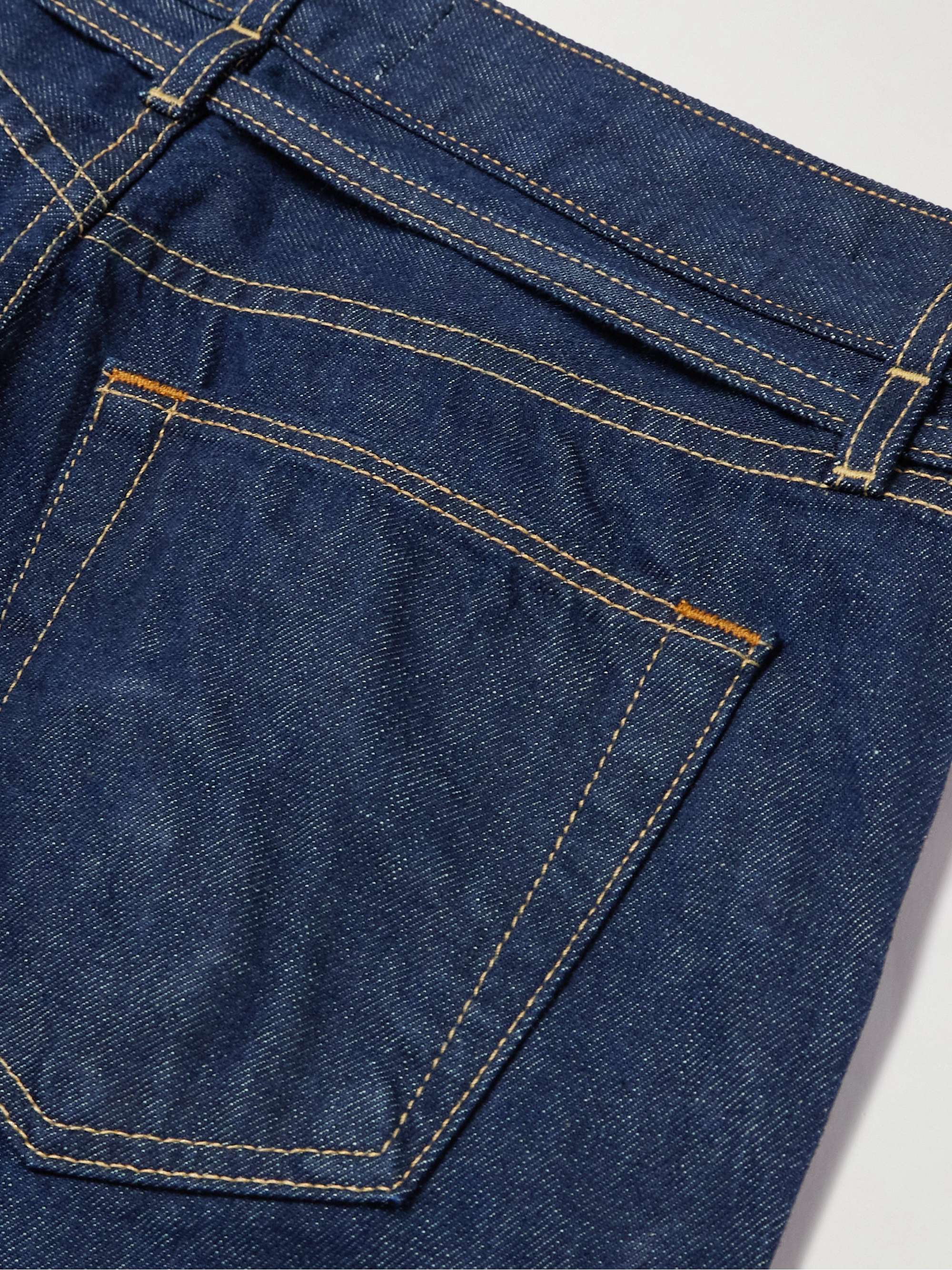 Mica belted low-rise wide-leg jeans view