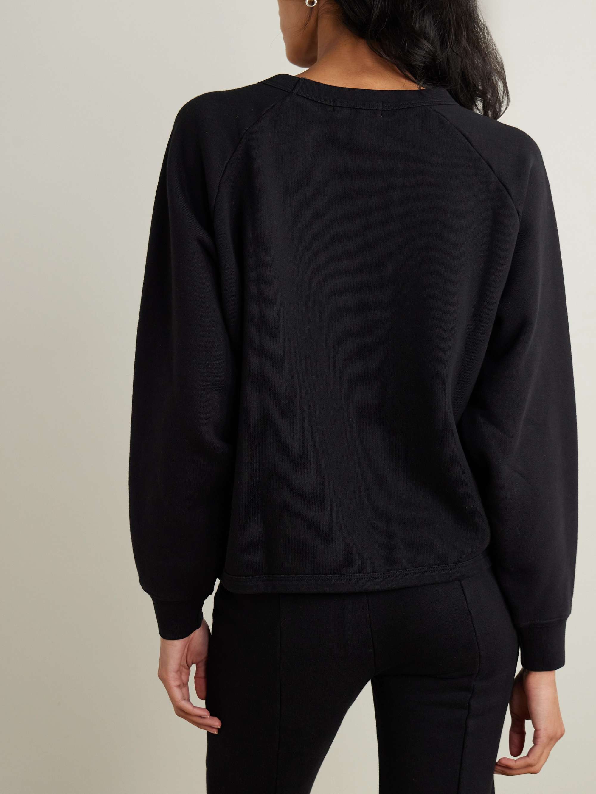 Sarande French cotton-terry sweatshirt view