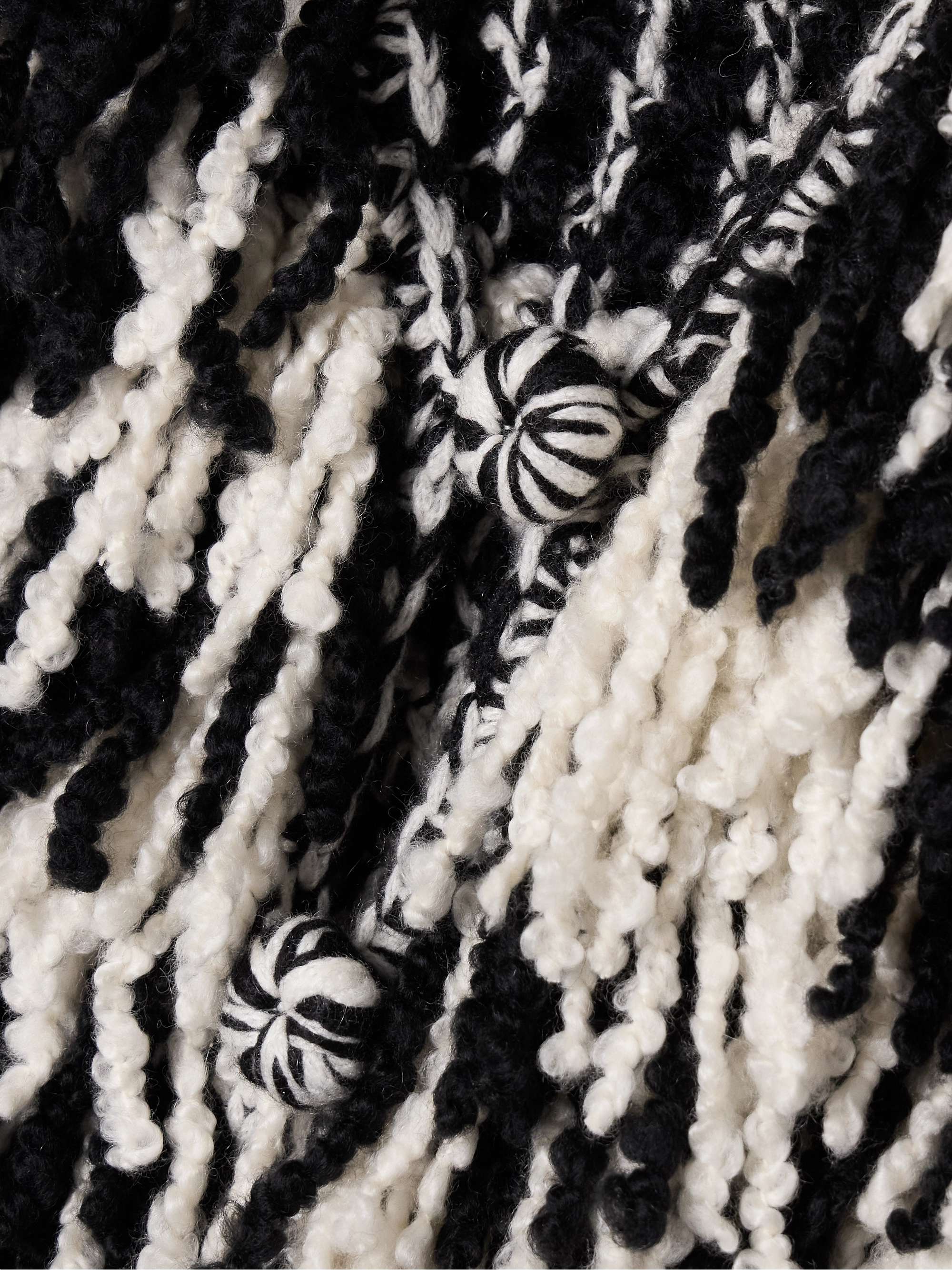 Shala cropped fringed cashmere cardigan view