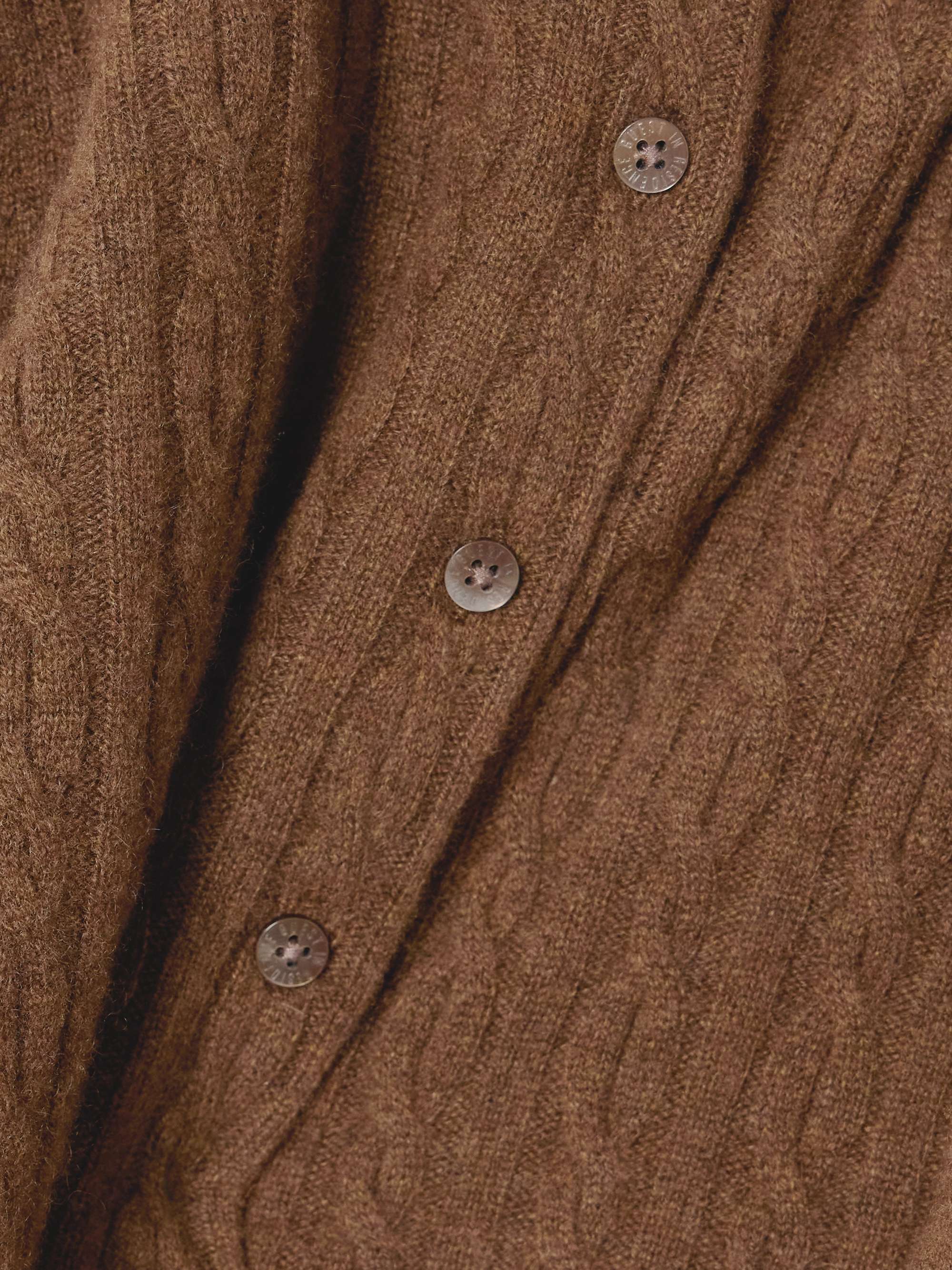 Jane cable-knit cashmere cardigan view