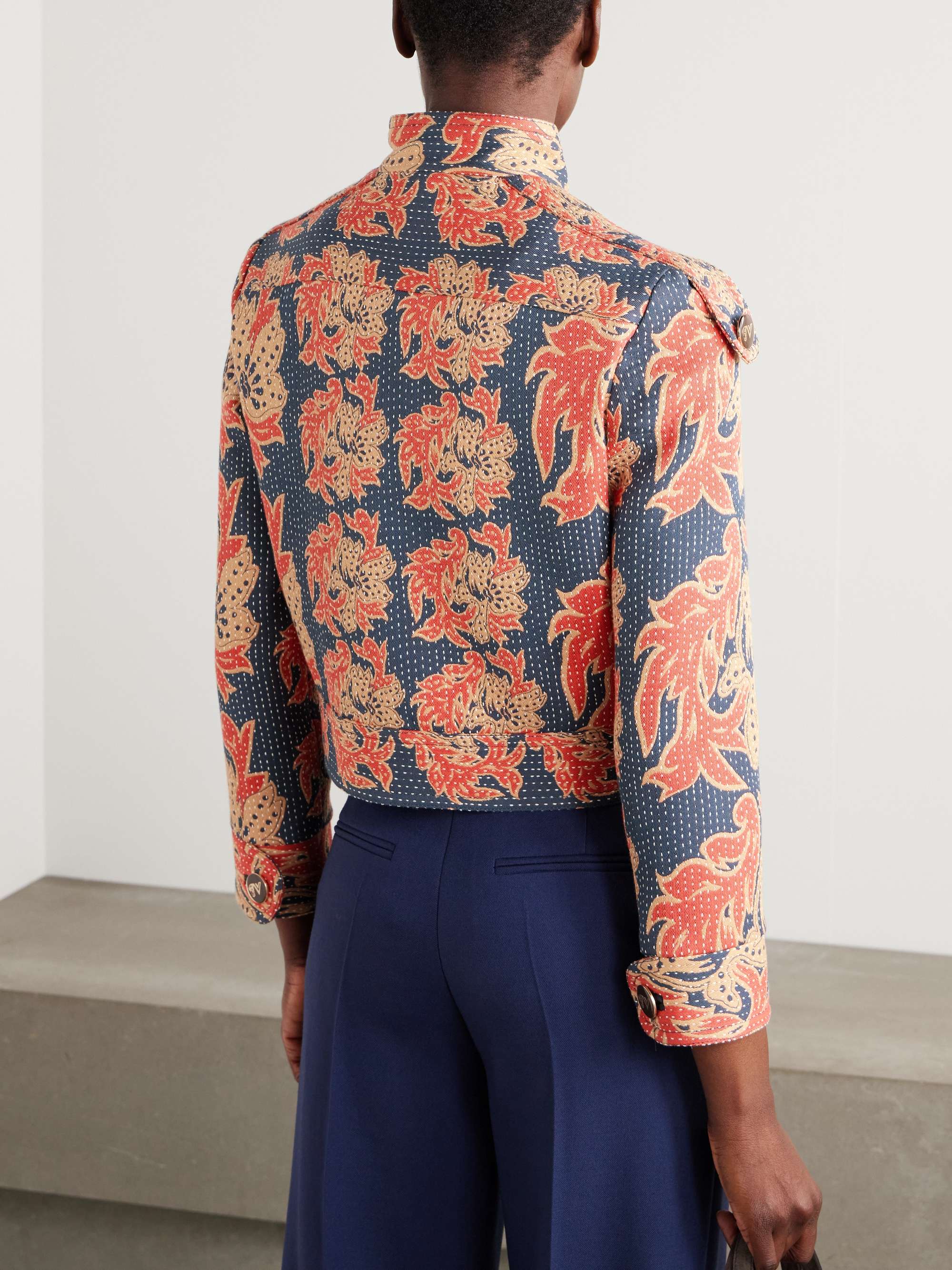 Après L'Hiver cotton-blend jacquard jacket view