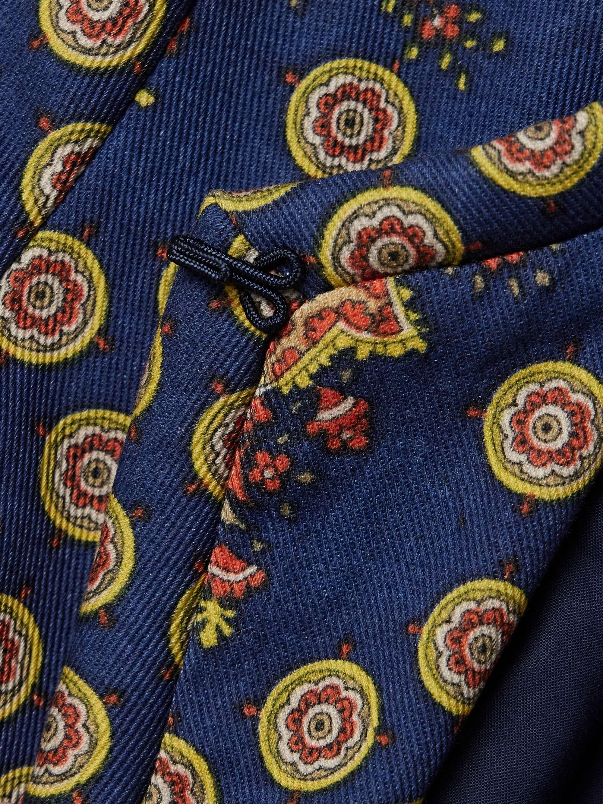 Printed cotton-twill jacket view
