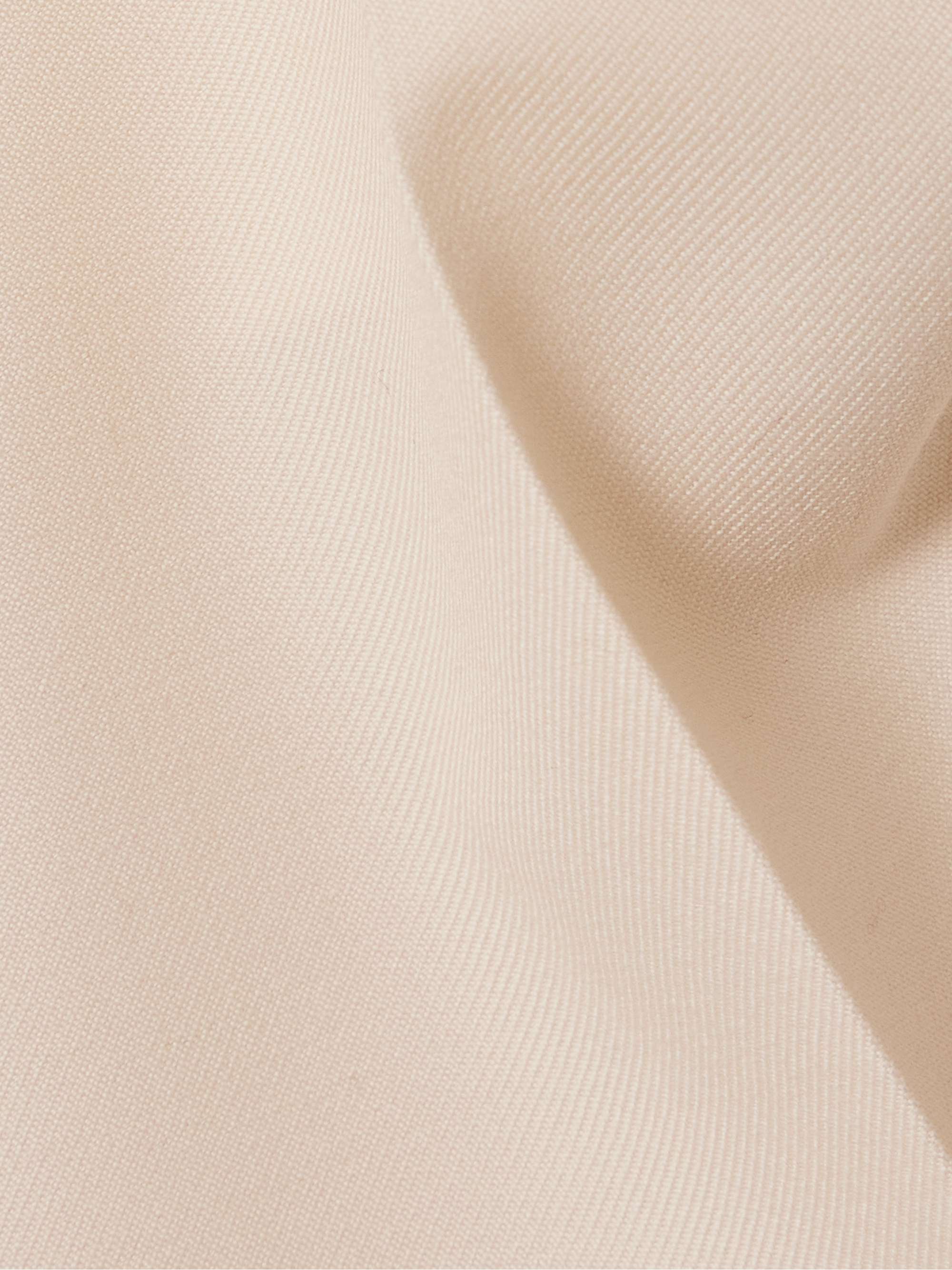 Wool-twill wide-leg pants view