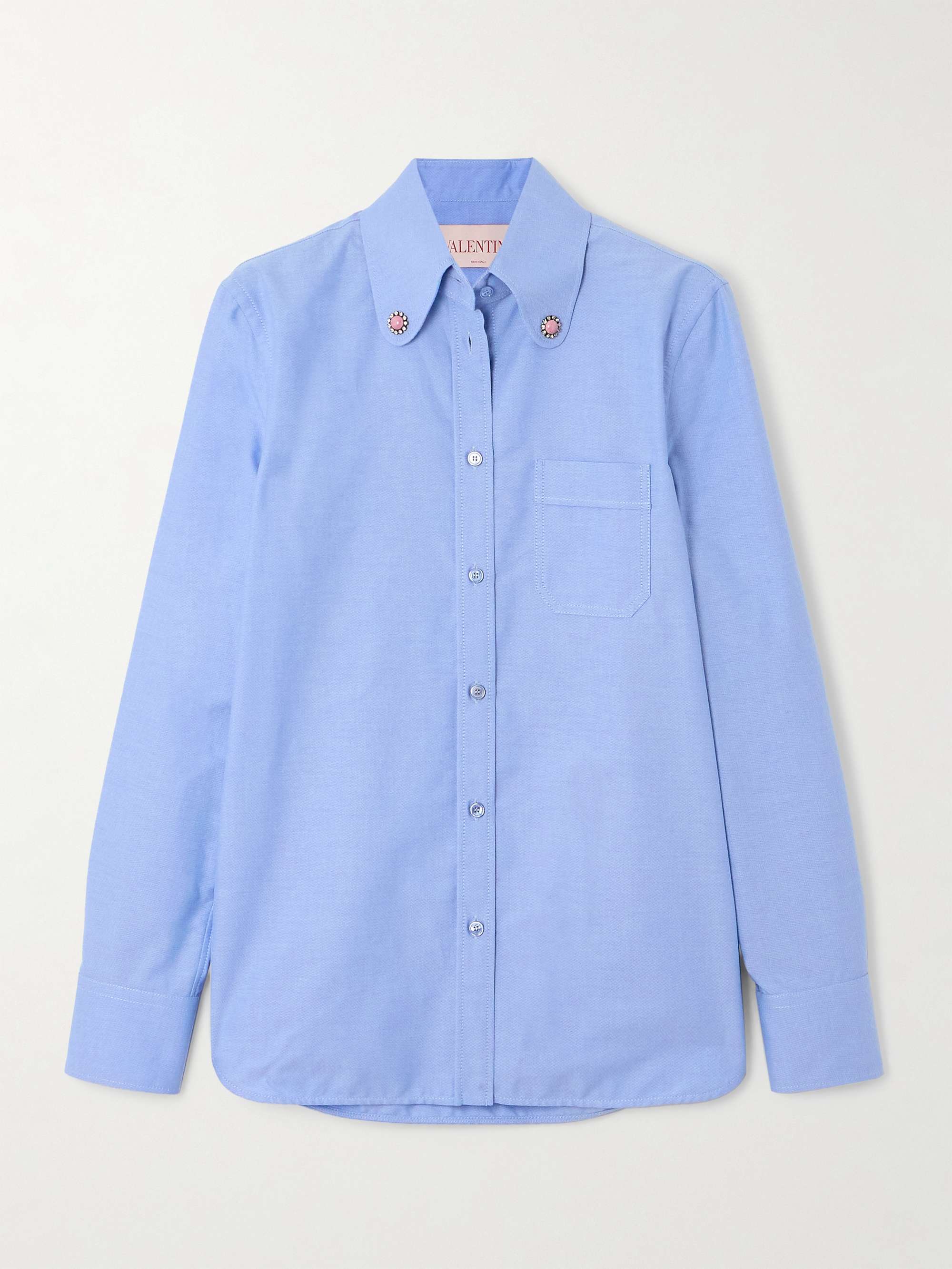 Embellished cotton Oxford shirt view